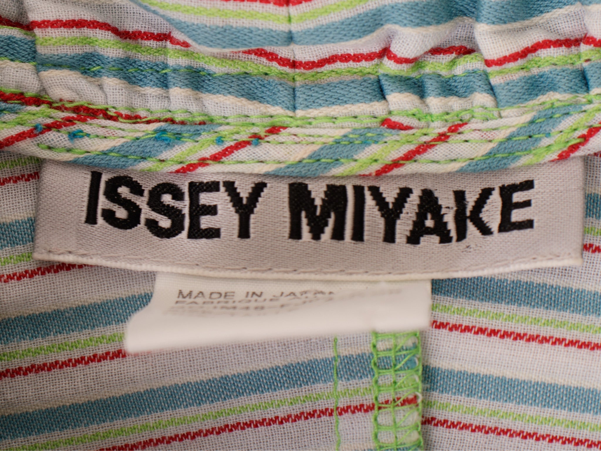 SS 1994 Issey Miyake Mix Print Top