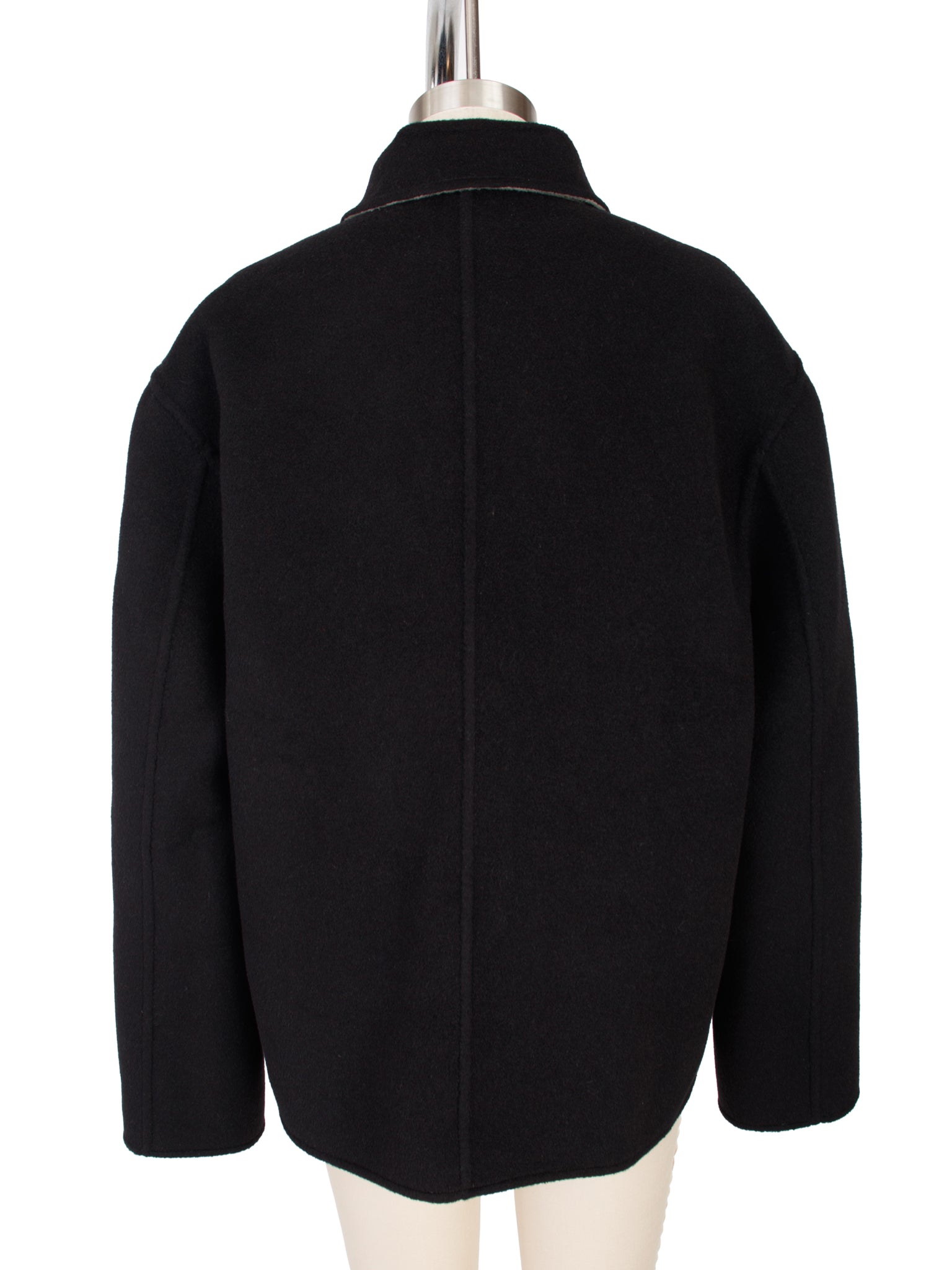 Loewe Wool Cashmere Reversible Anagram Fleece Jacket