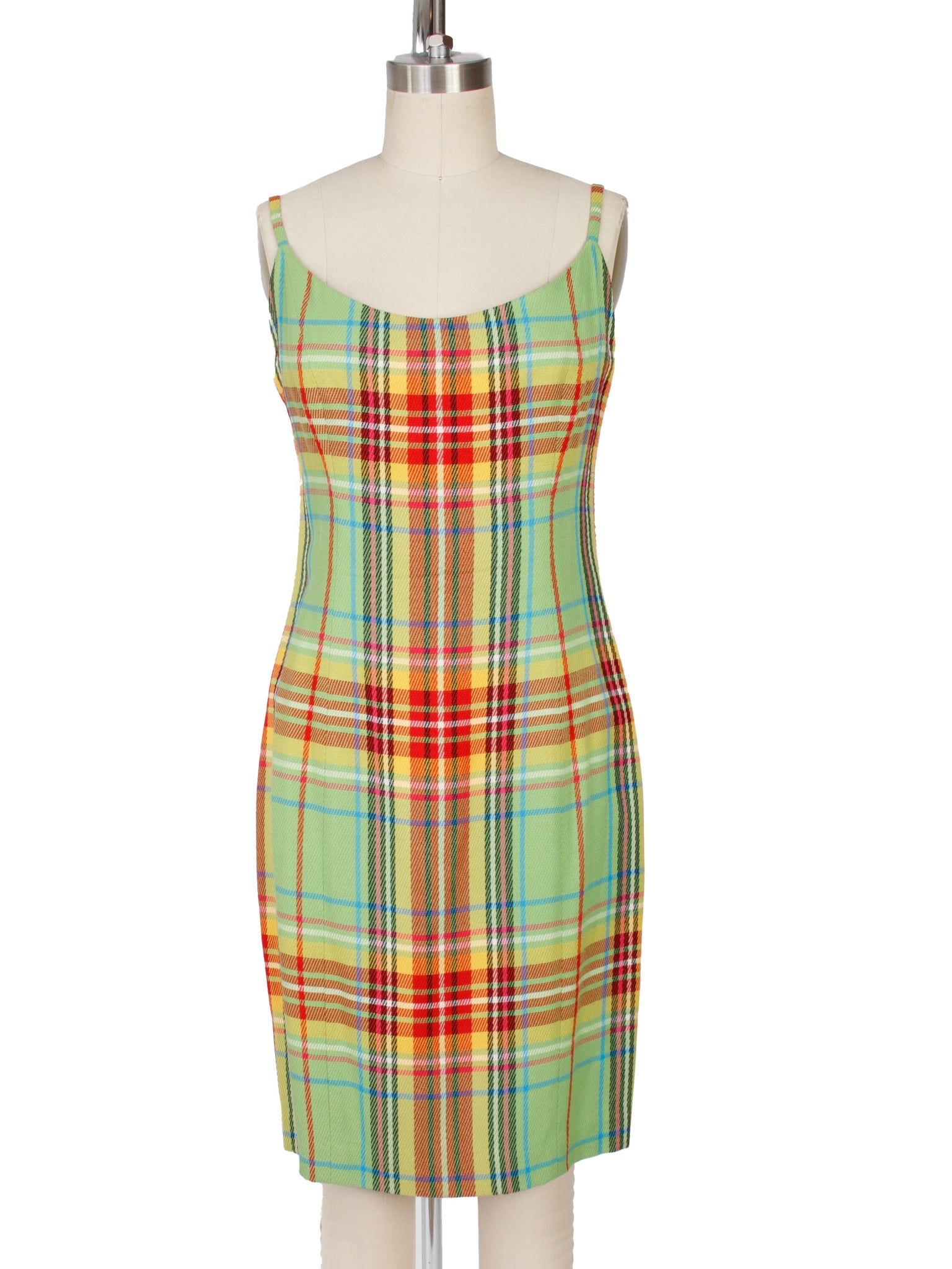Emanuel by Emanuel Ungaro Madras Mini Dress Emanuel by Emanuel Ungaro Madras Mini Dress