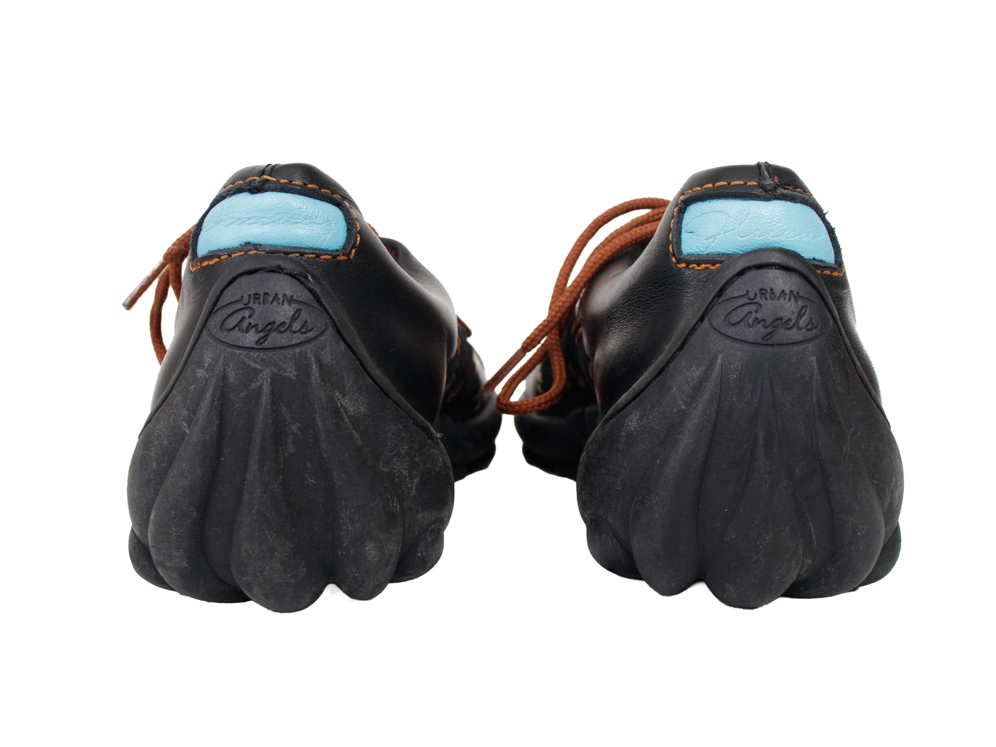 John Fluevog Leather Bubble Sole Sneakers