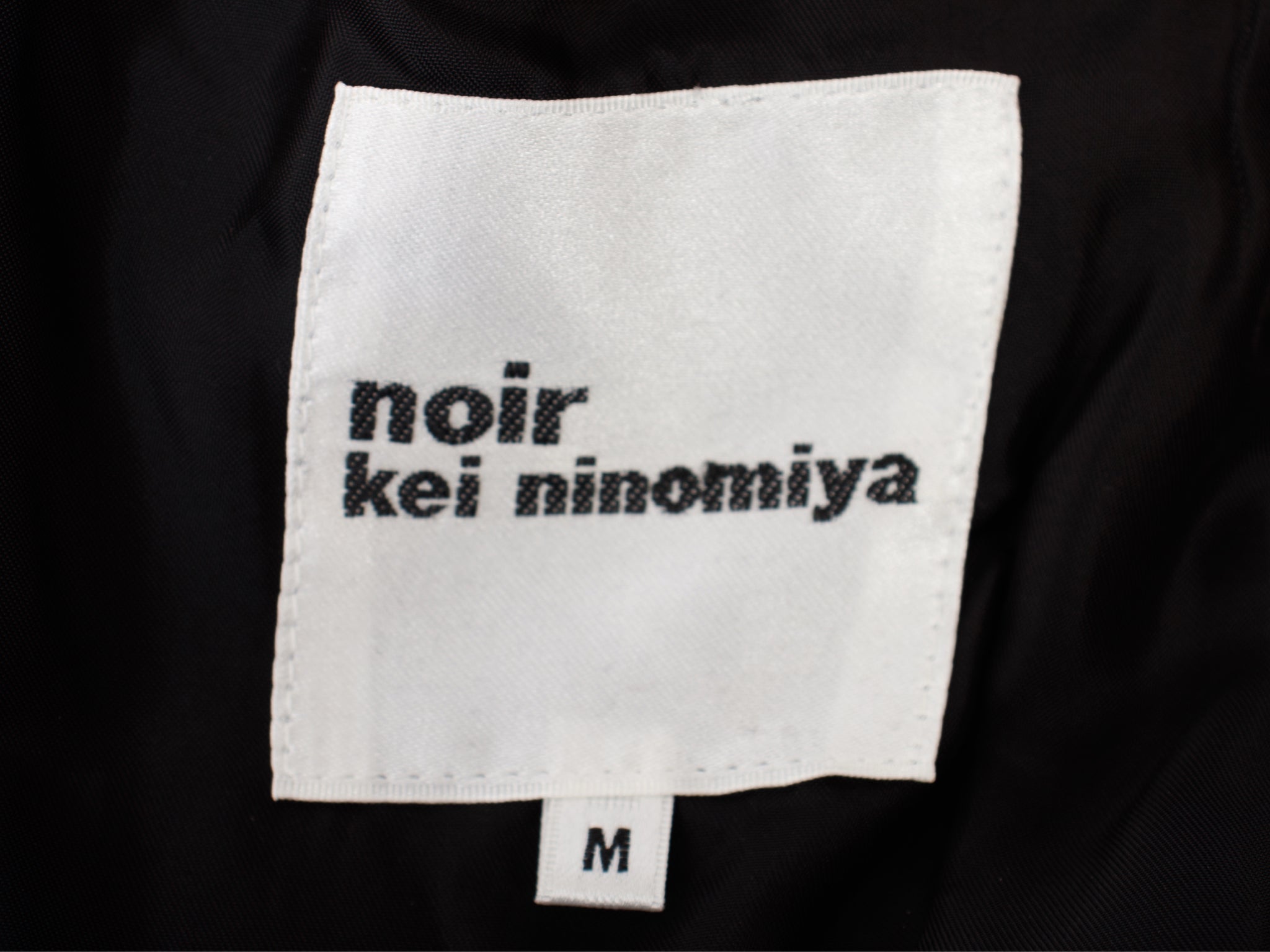 2016 Noir Kei Ninomiya PVC Floral Devore Coat