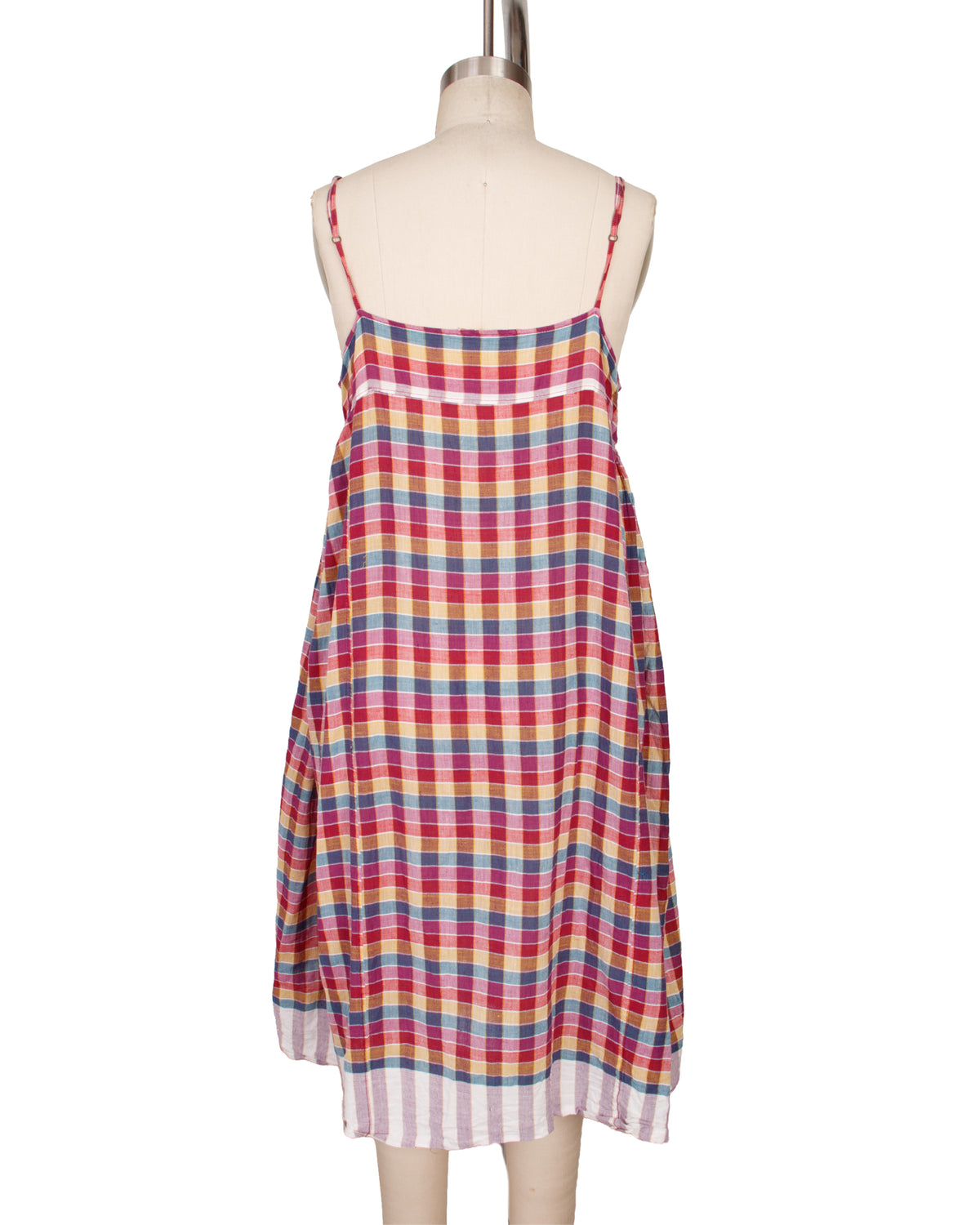 Injiri Rainbow Madras Slip Dress