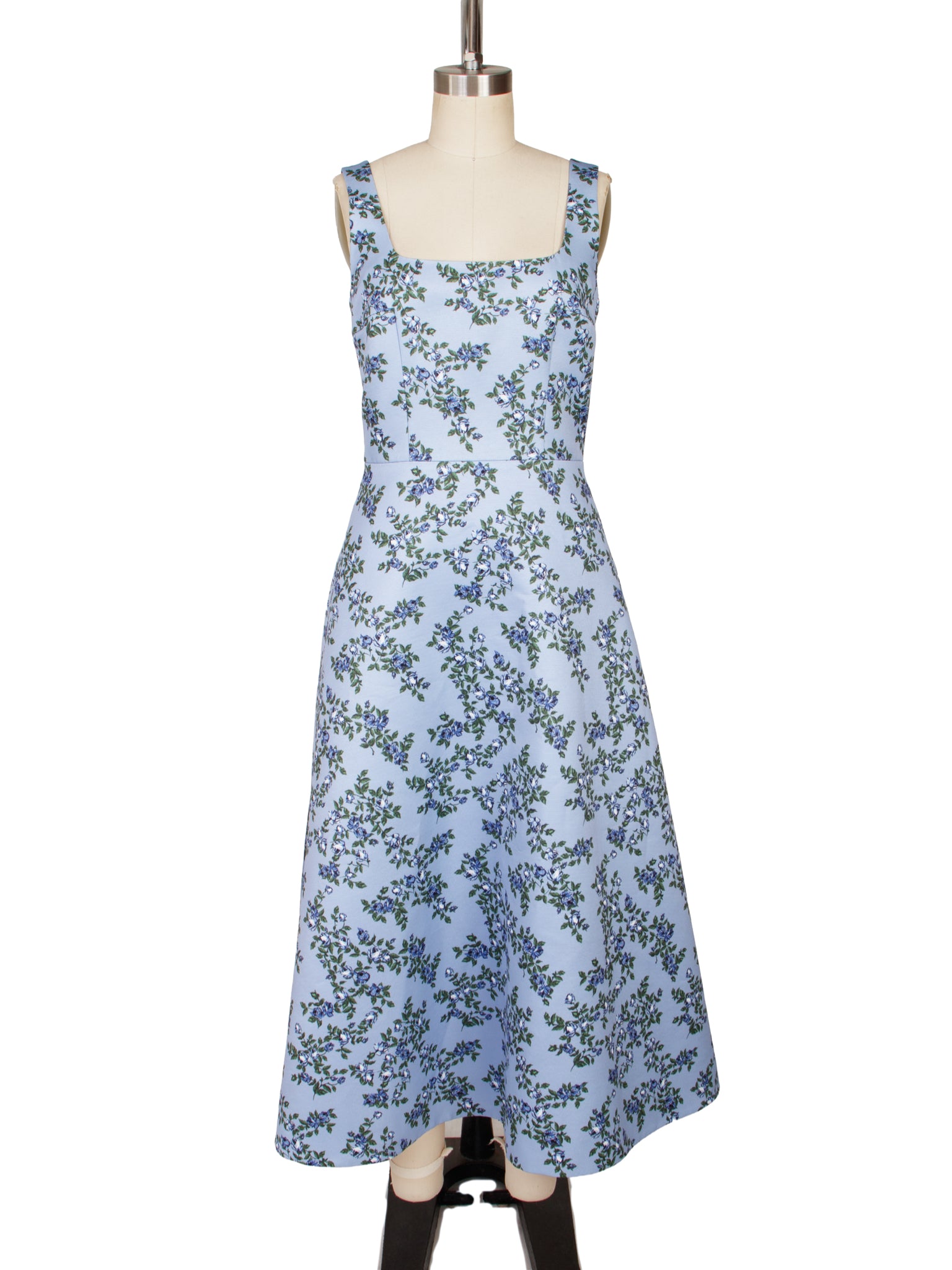 Emilia Wickstead Taffeta Faille Rose Print Dress – Mercy Vintage