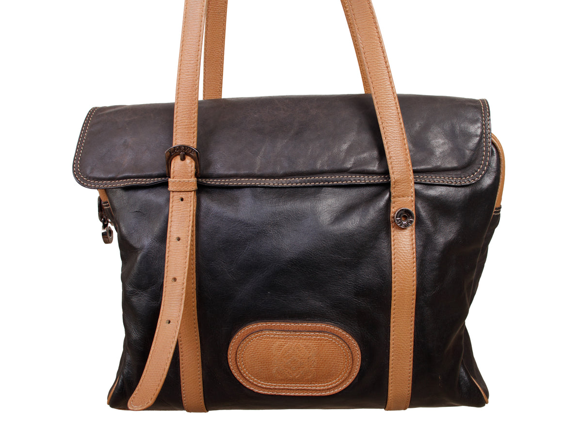 Loewe Anagram Leather Shoulder Bag