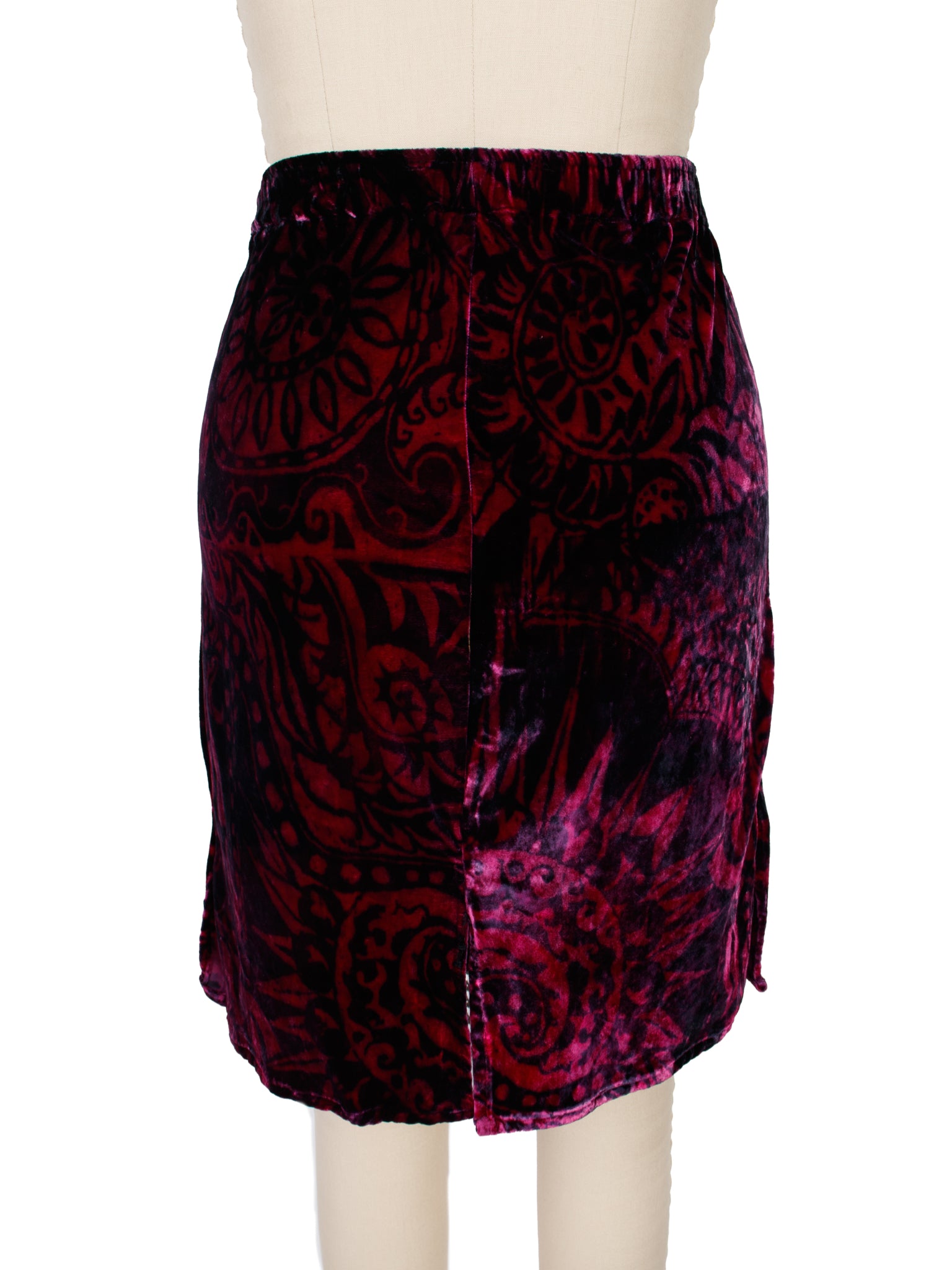 Darbury Stenderu Velvet Abstract Dye Skirt