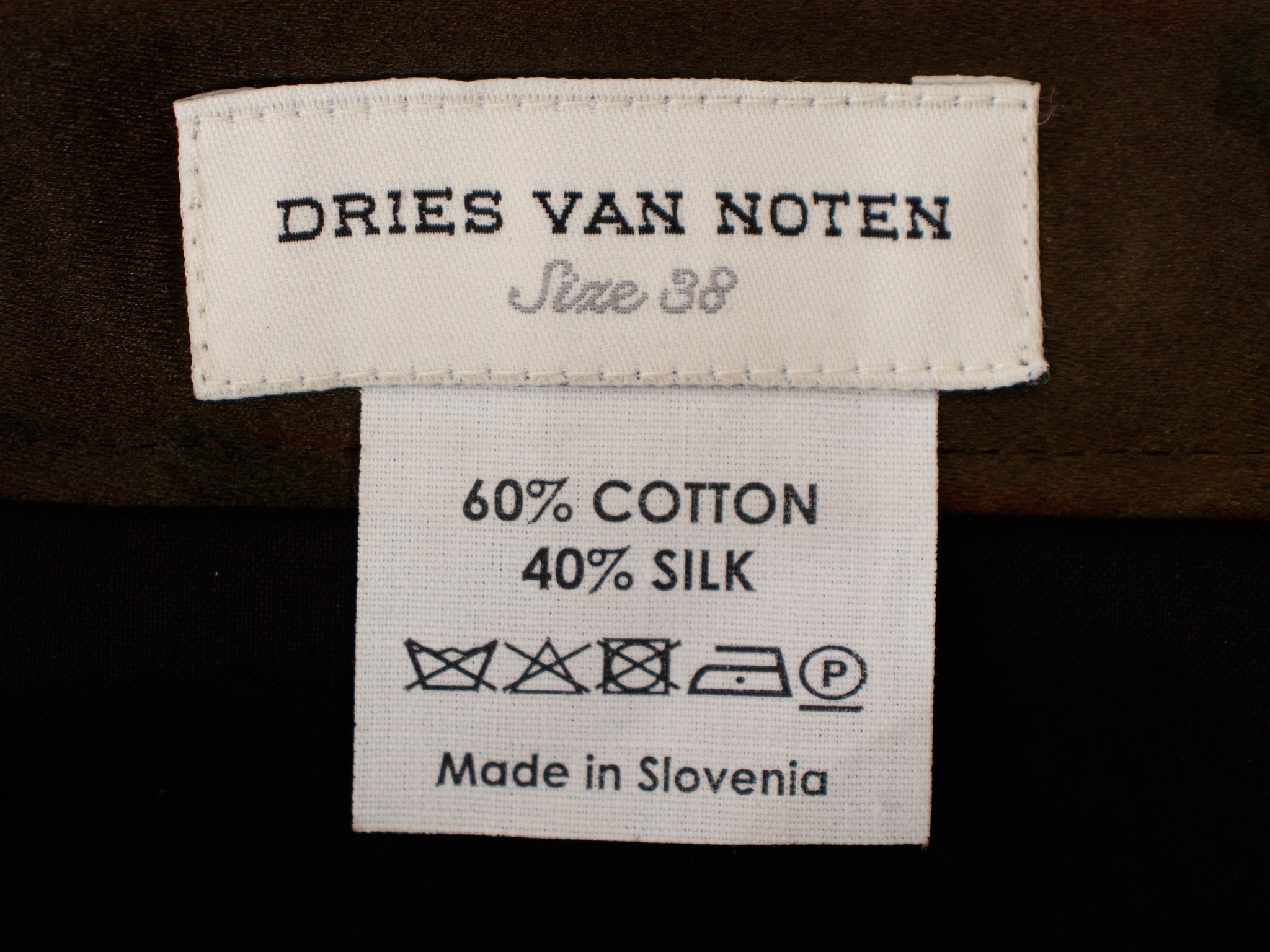 Dries Van Noten Silk & Cotton Floral Print Trousers