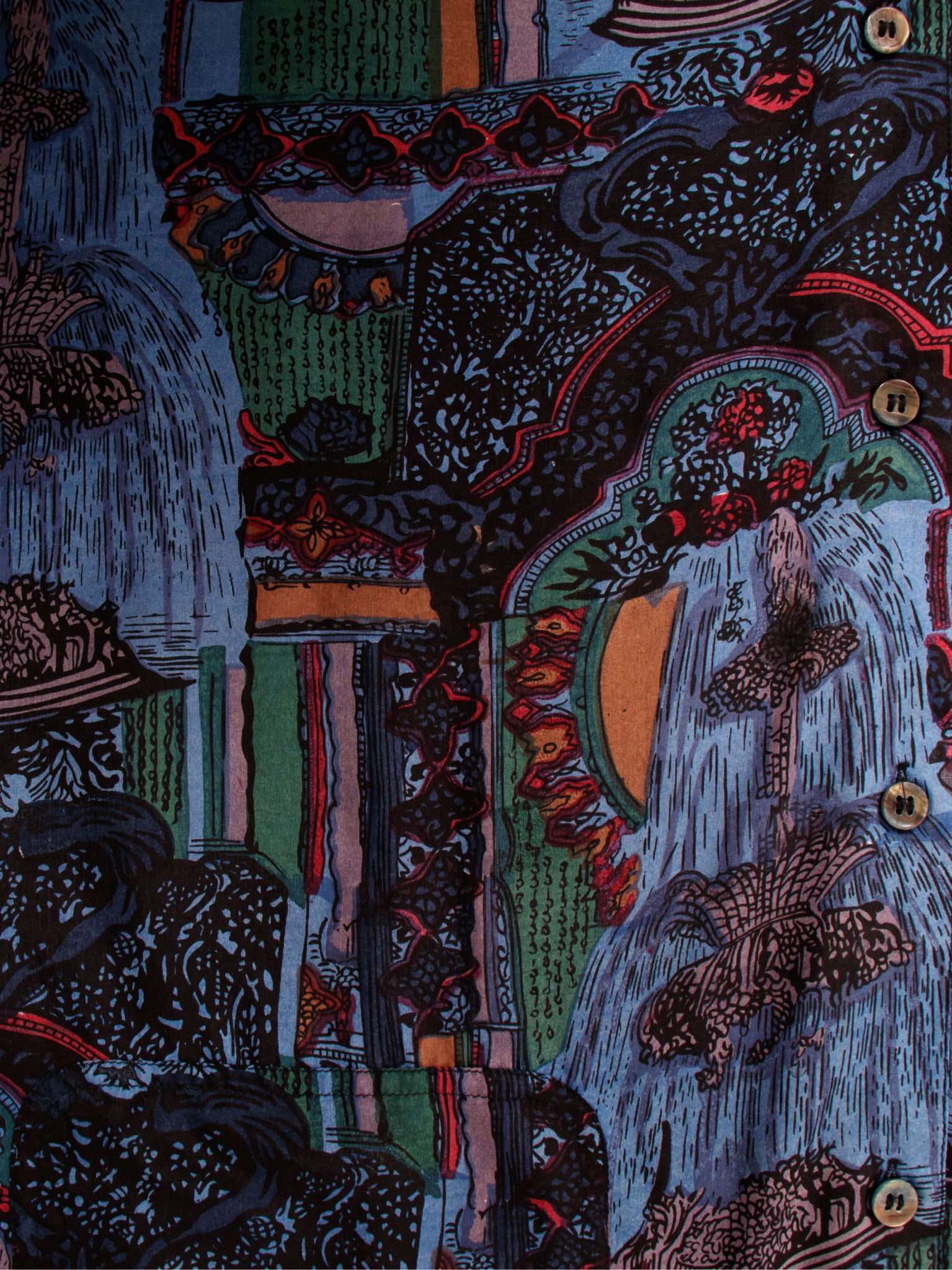 Silk Trail by Robert Stock Silk Novelty Print Shirt