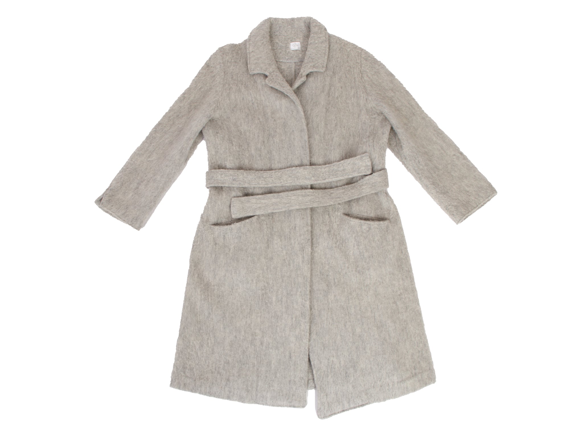 Baserange Brushed Wool Belted Coat