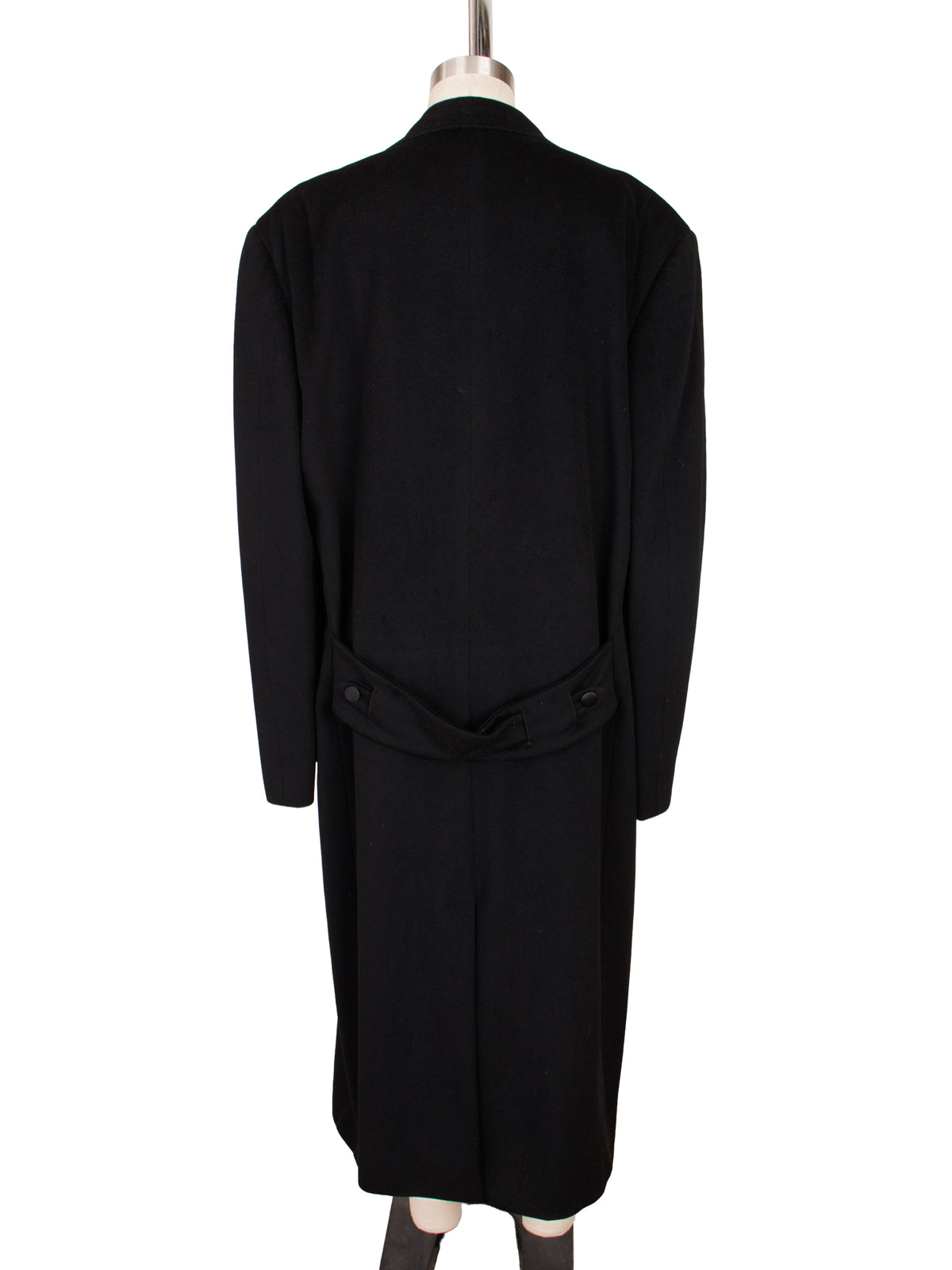1980s Gianni Versace Wool Cashmere Double Breasted Overcoat