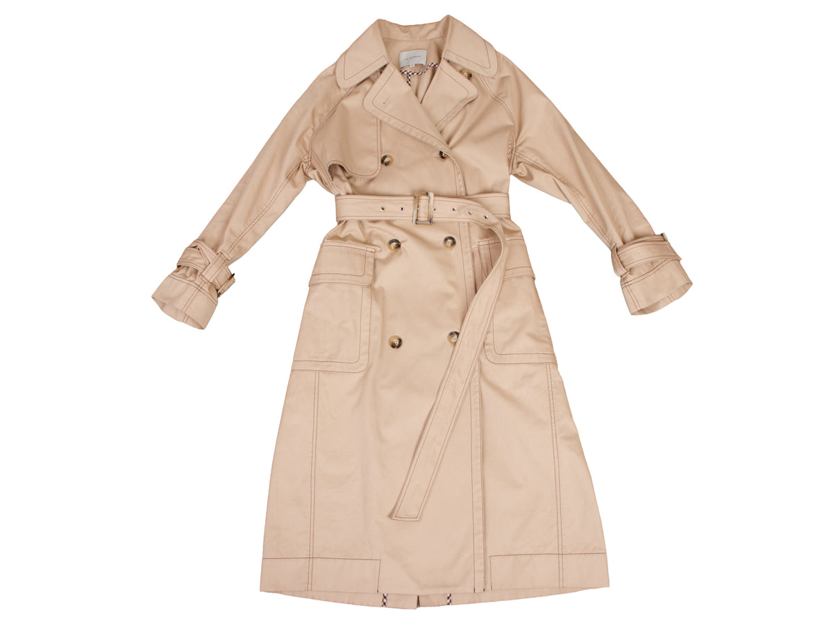 Lee Mathews Twill Trench Coat
