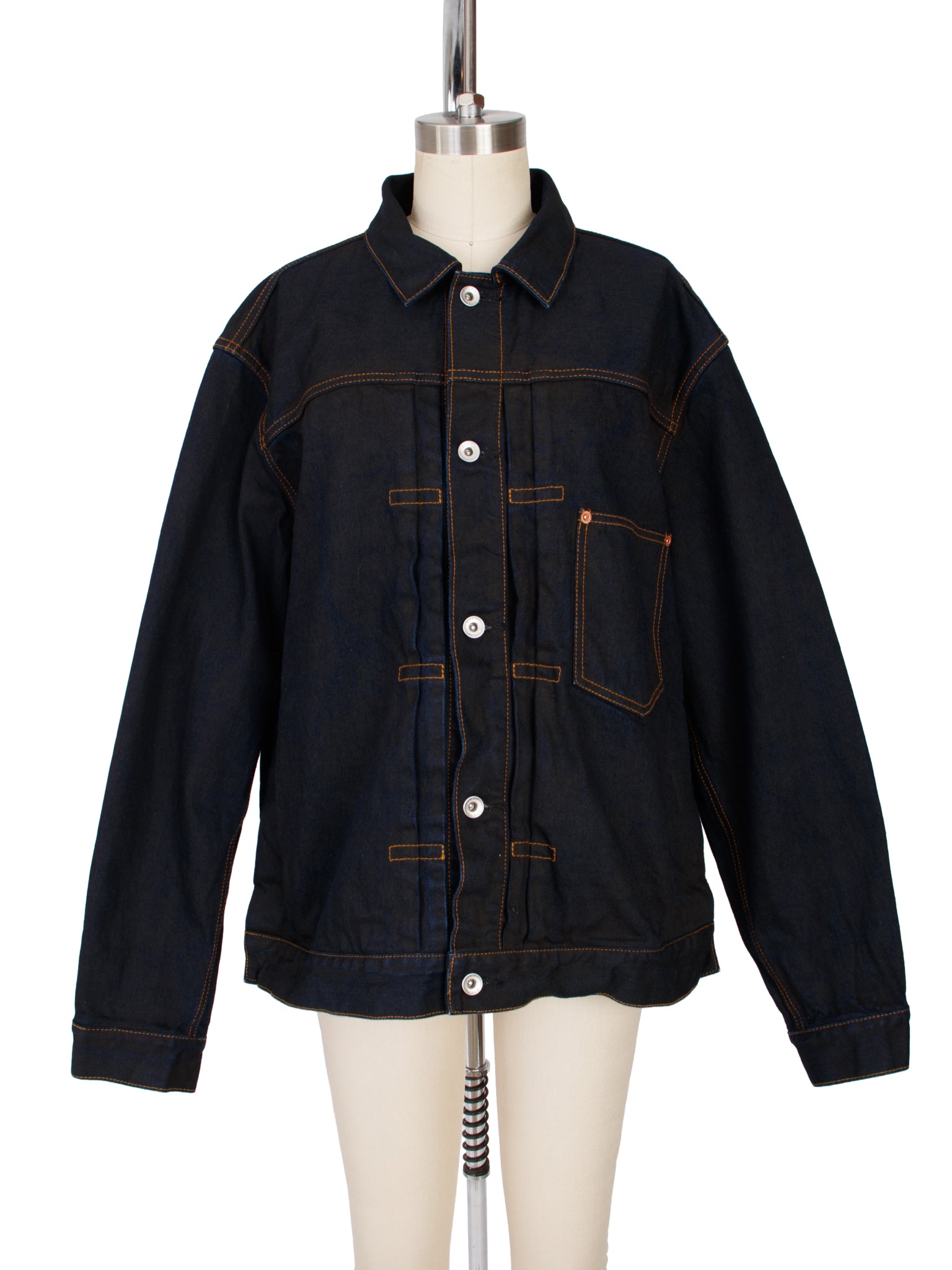 Sacai 3437 Dark Wash Denim Jacket – Mercy Vintage