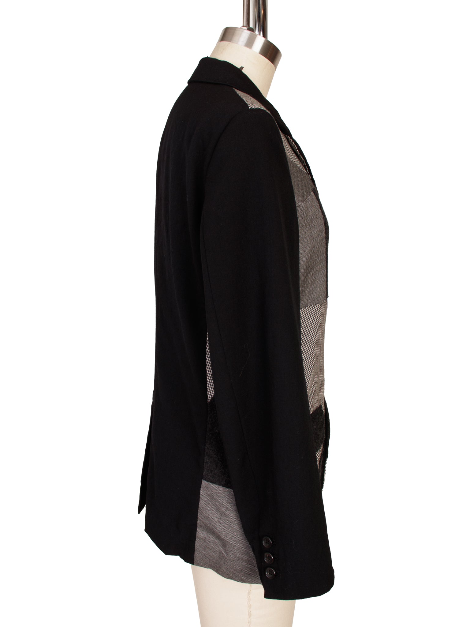 BLACK Comme des Garcons Patchwork Blazer