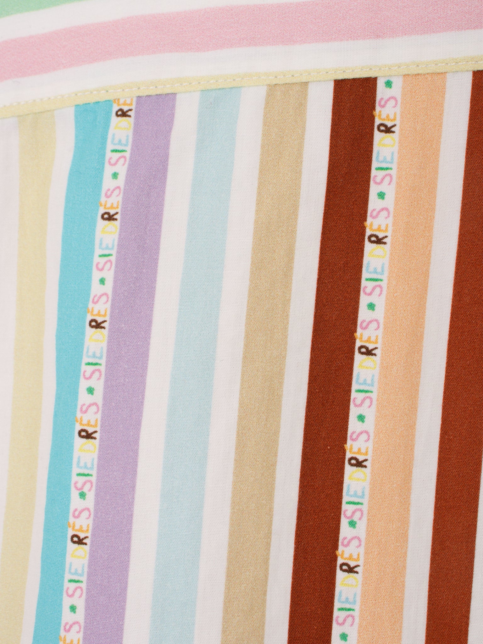 Siedres Pastel Rainbow Stripe Pant Set