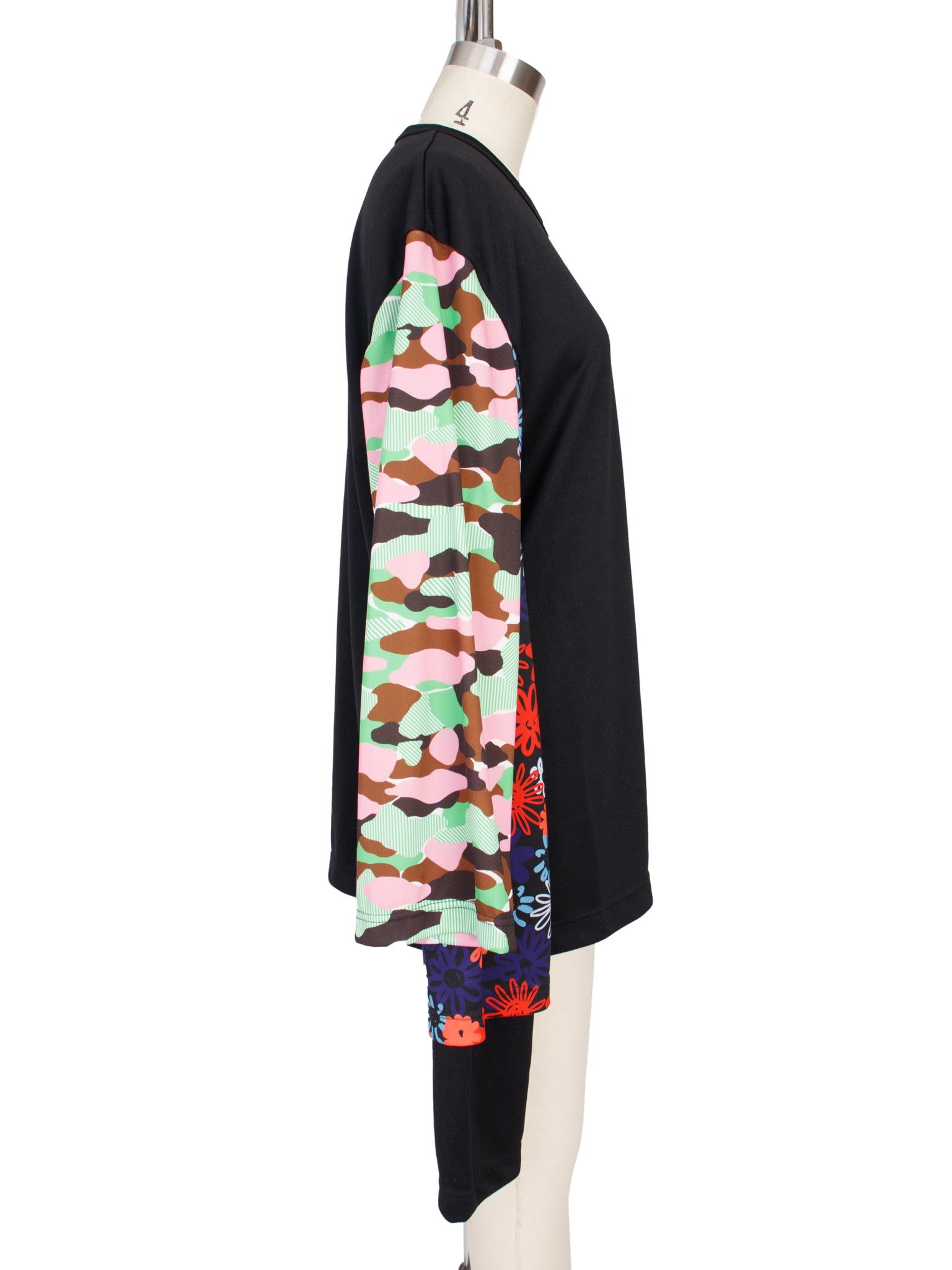 F/W 2020 Comme des Garcons Homme Plus Printed Triple Sleeve Sweatshirt