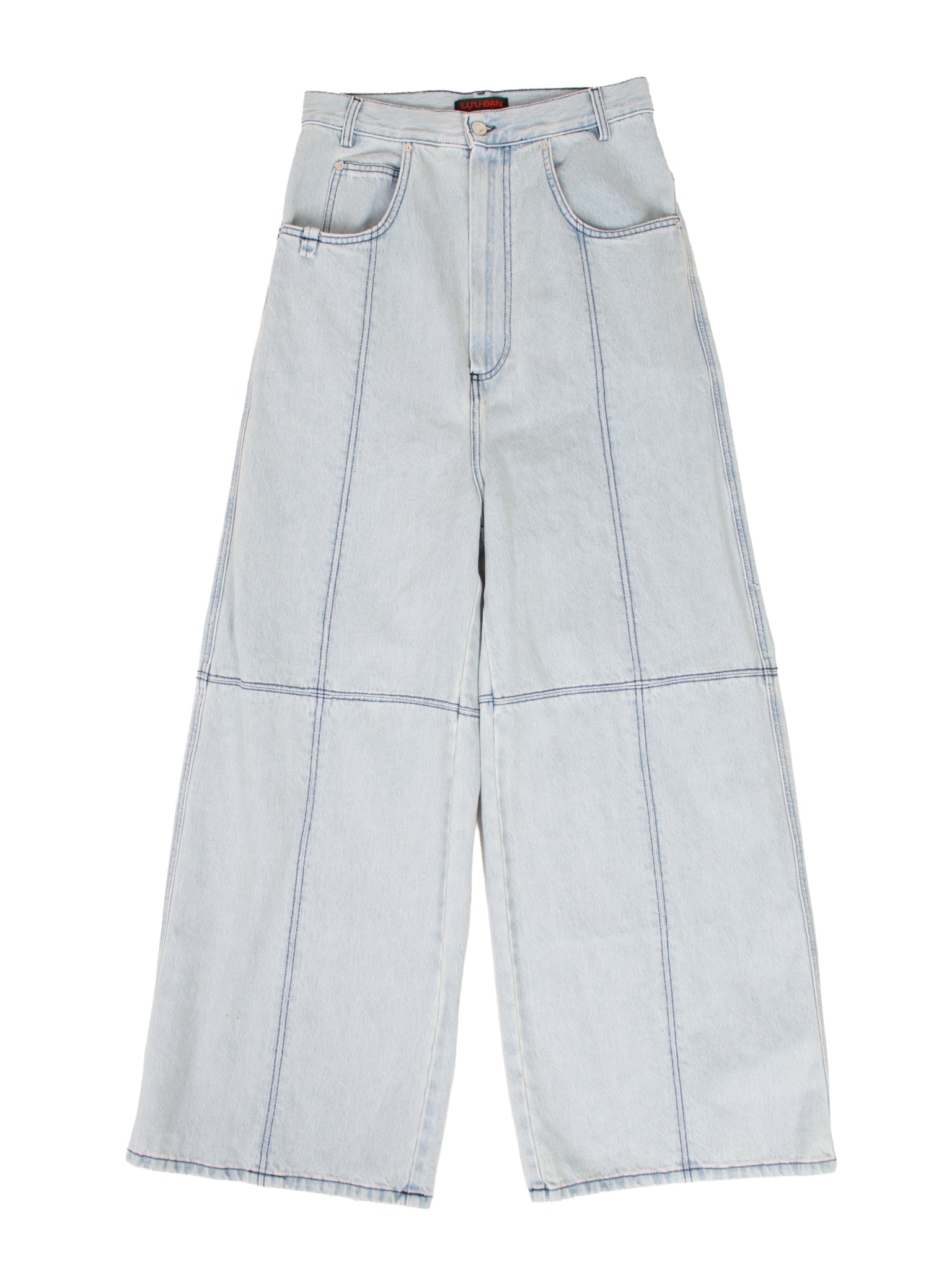 Luu Dan Lightwash Wide Leg Jeans