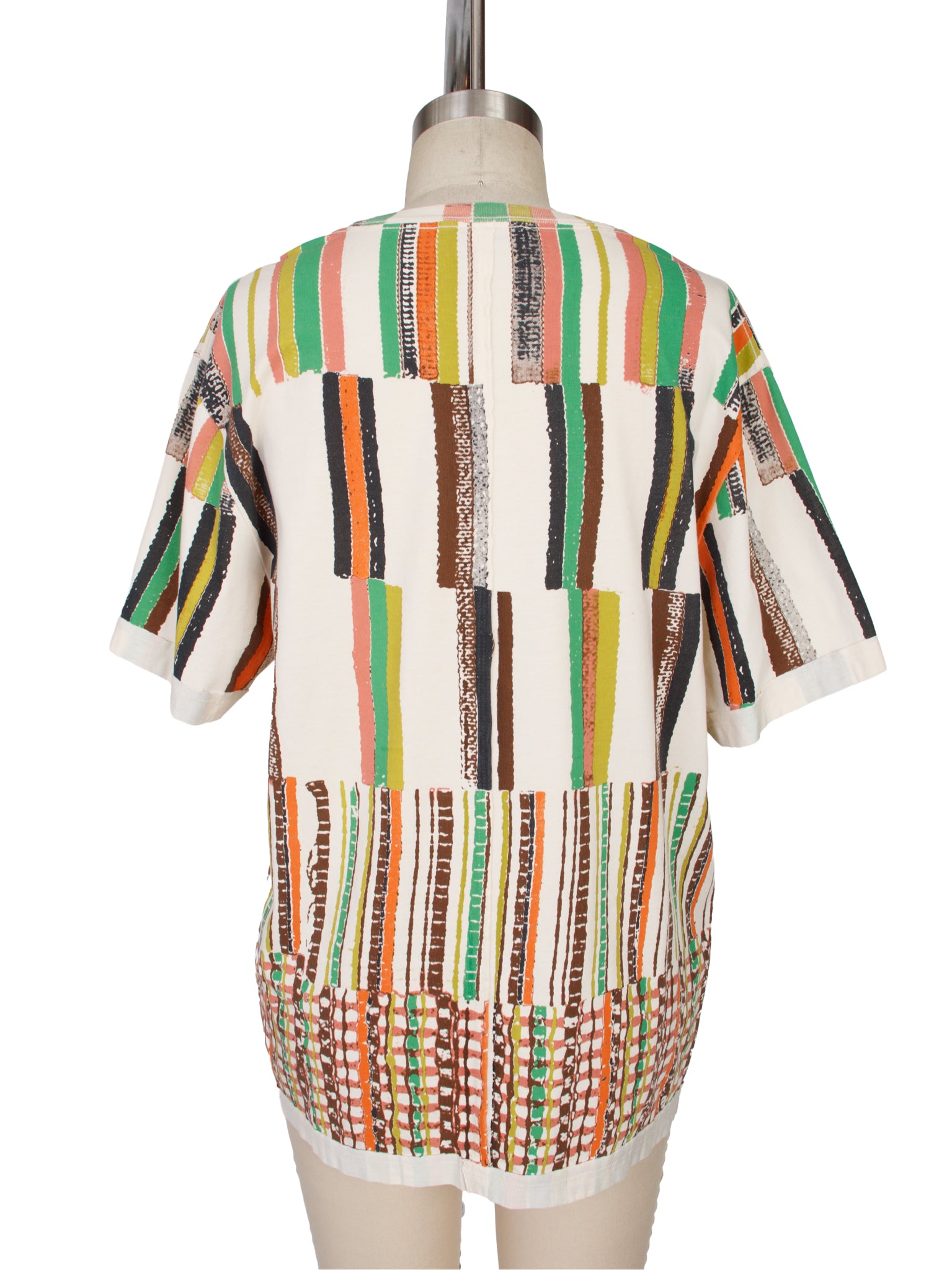 Eckhaus Latta Lapped Super Striper Tee