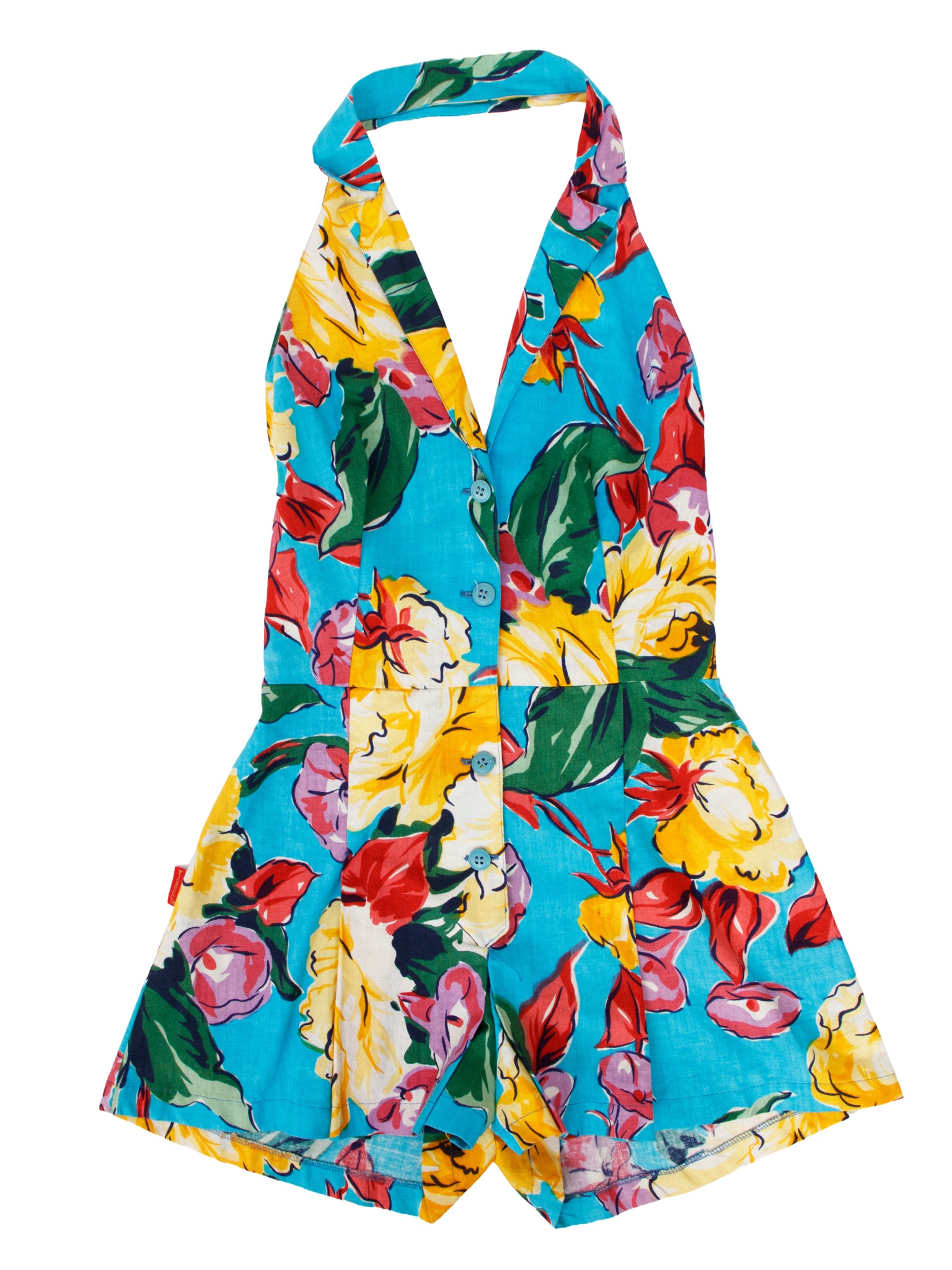 Fiorucci Floral Halter Romper