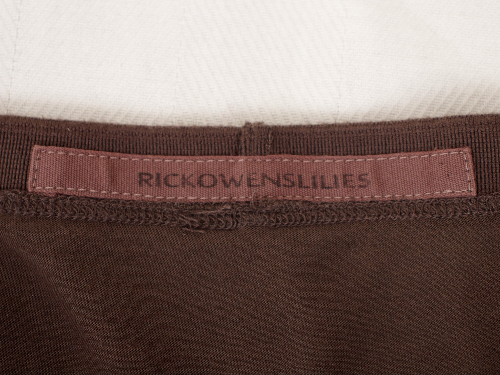 Rick Owens Lillies Jersey Ruched Skirt