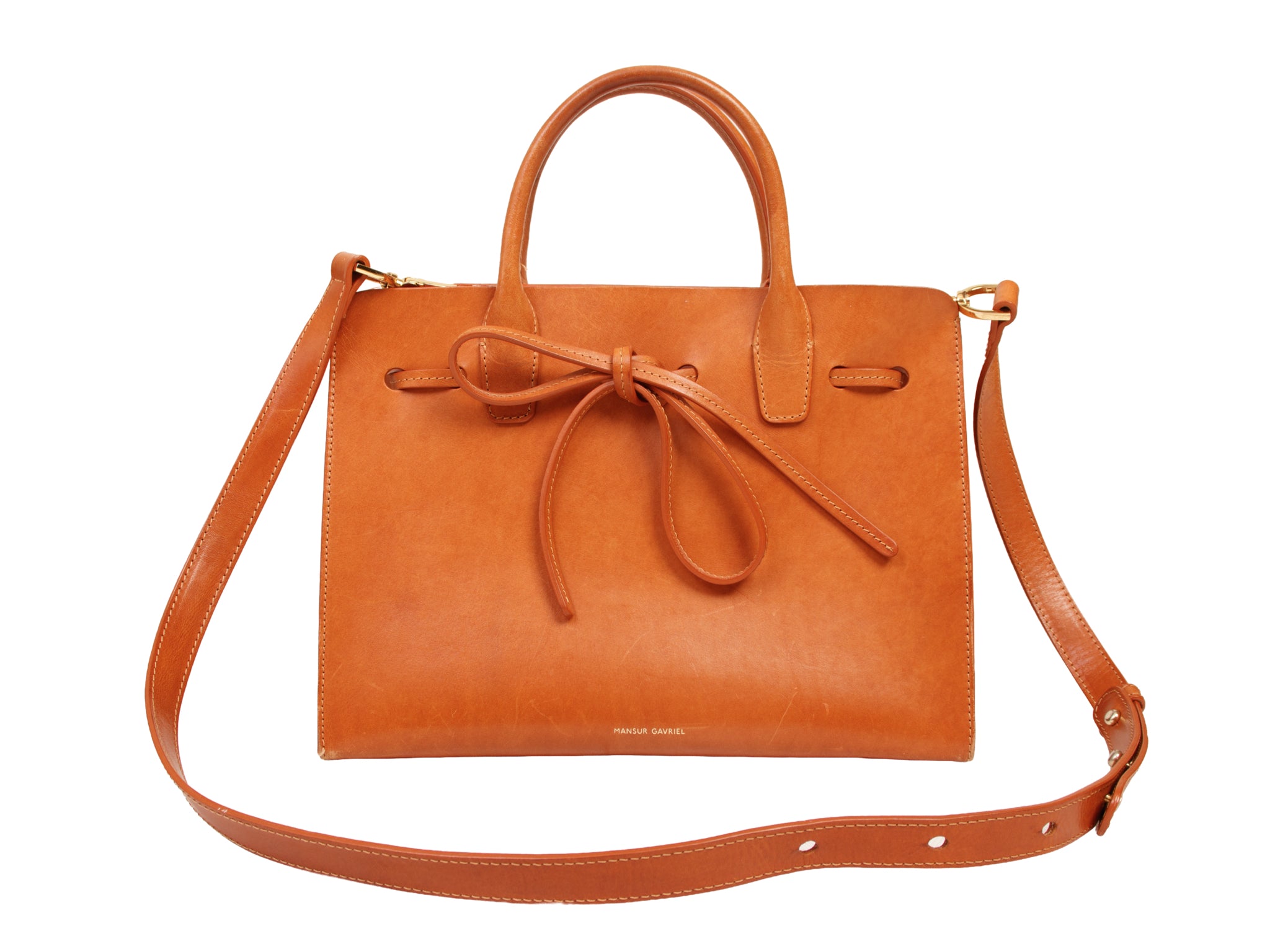 Mansur Gavriel Leather Sun Bag