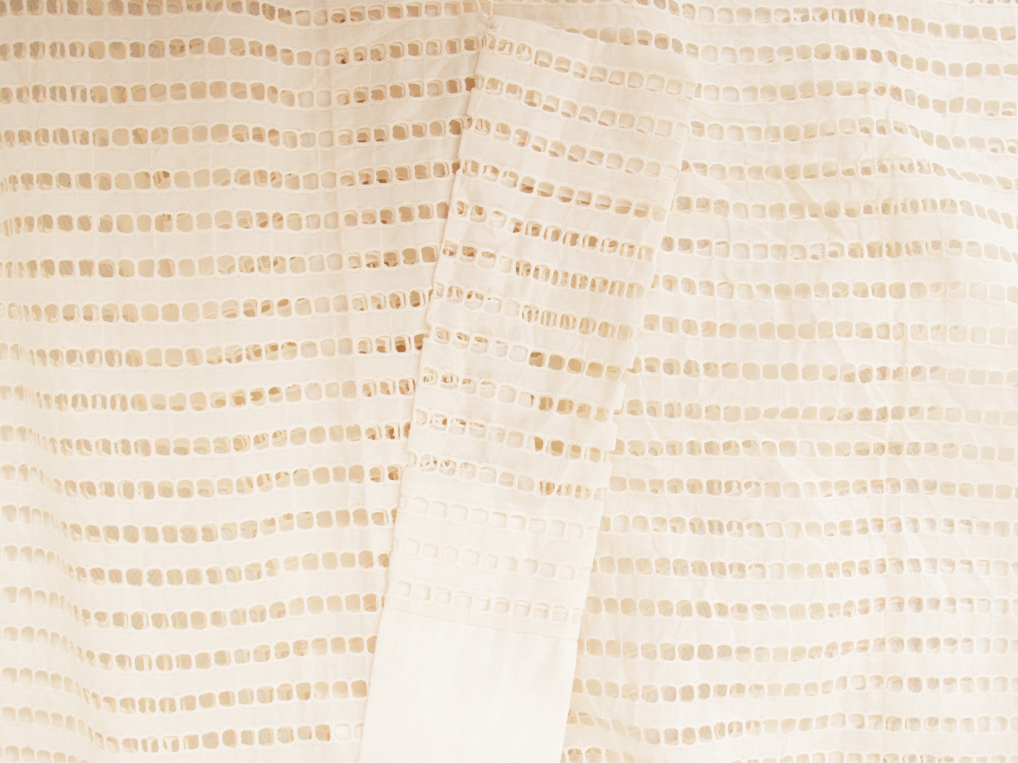 Cotton & Silk Eyelet Kimono
