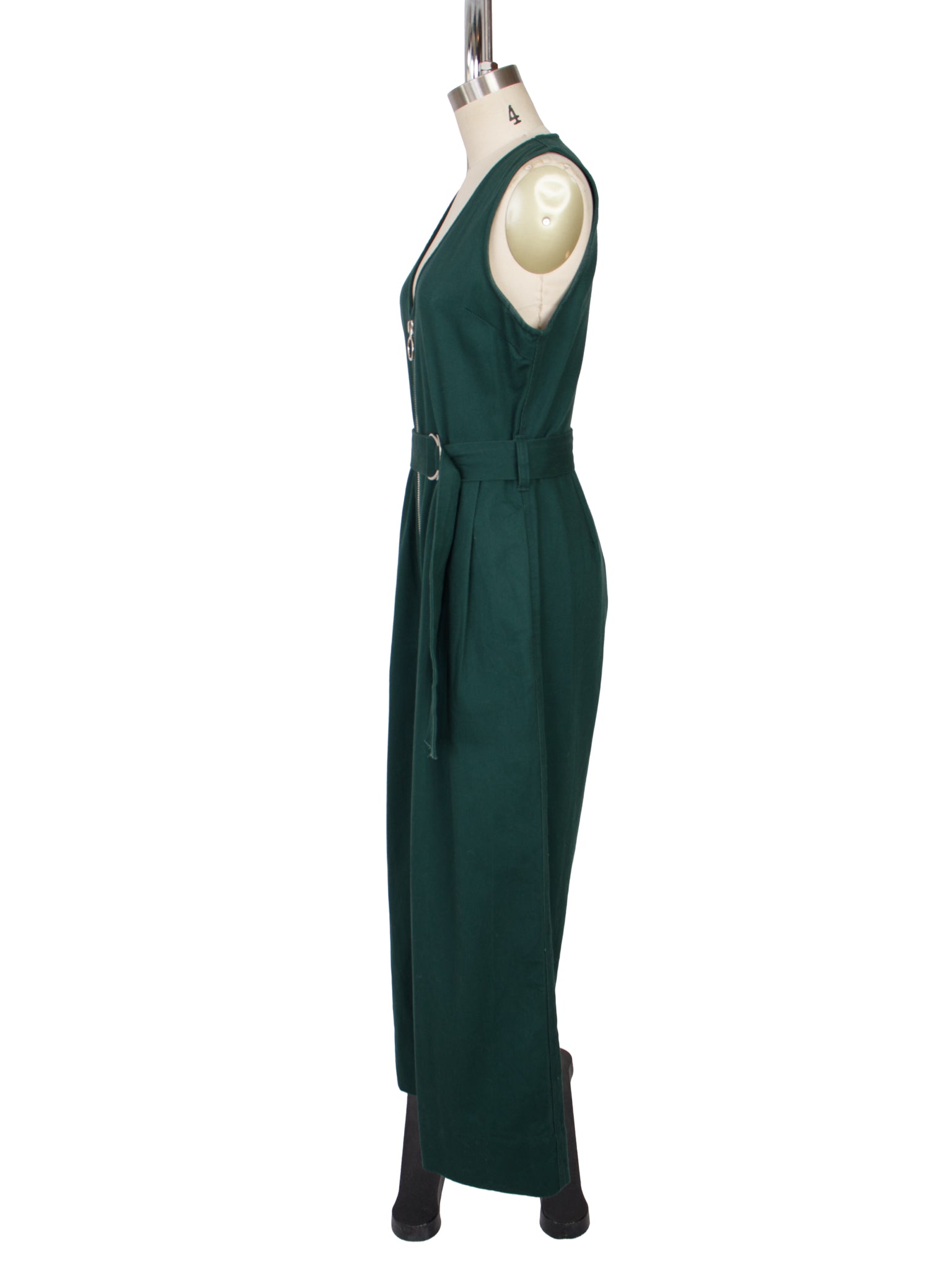 Wray Twill Zip Wide Leg Jumpsuit