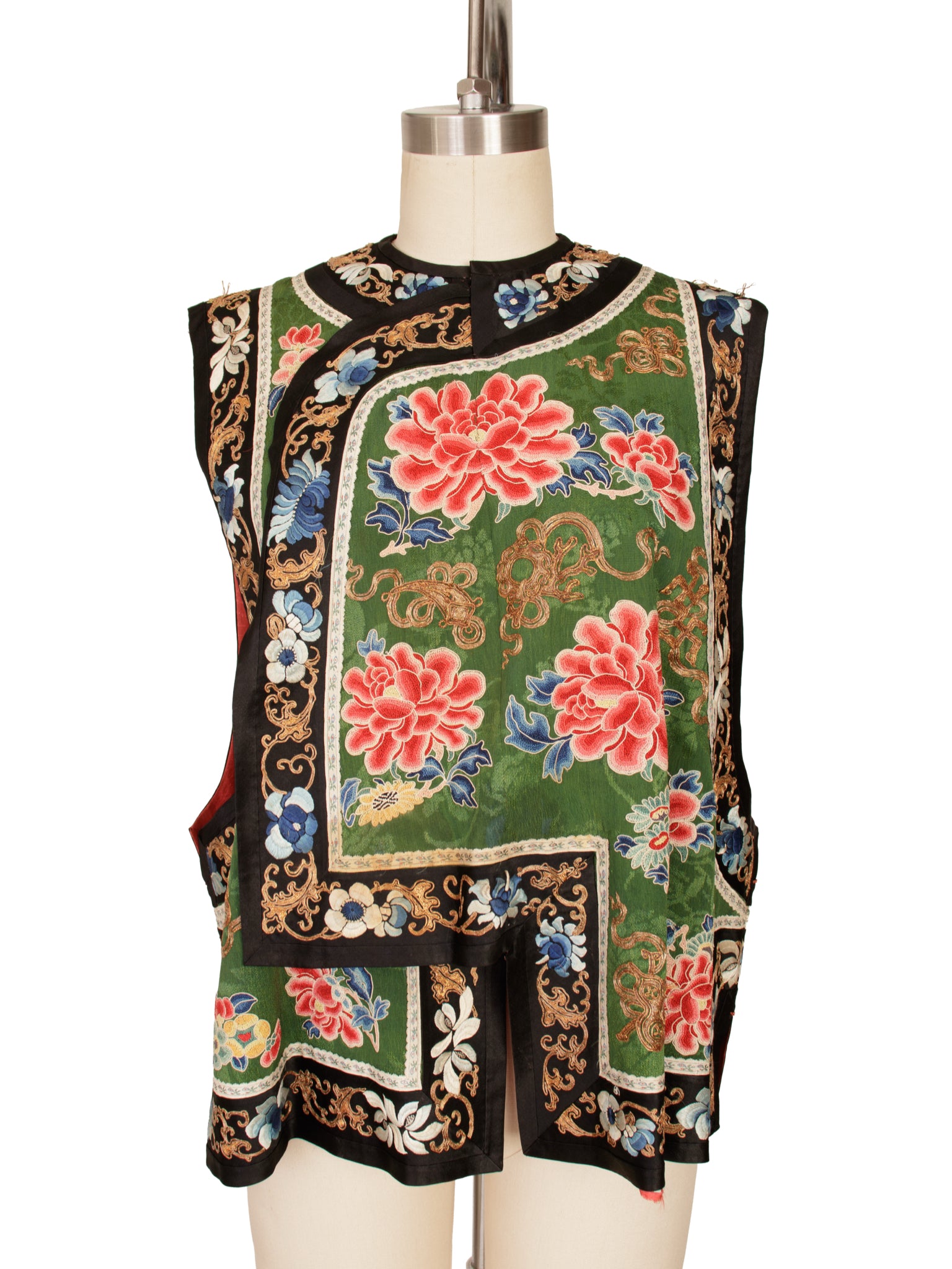 Antique Chinese Silk Embroidered Vest