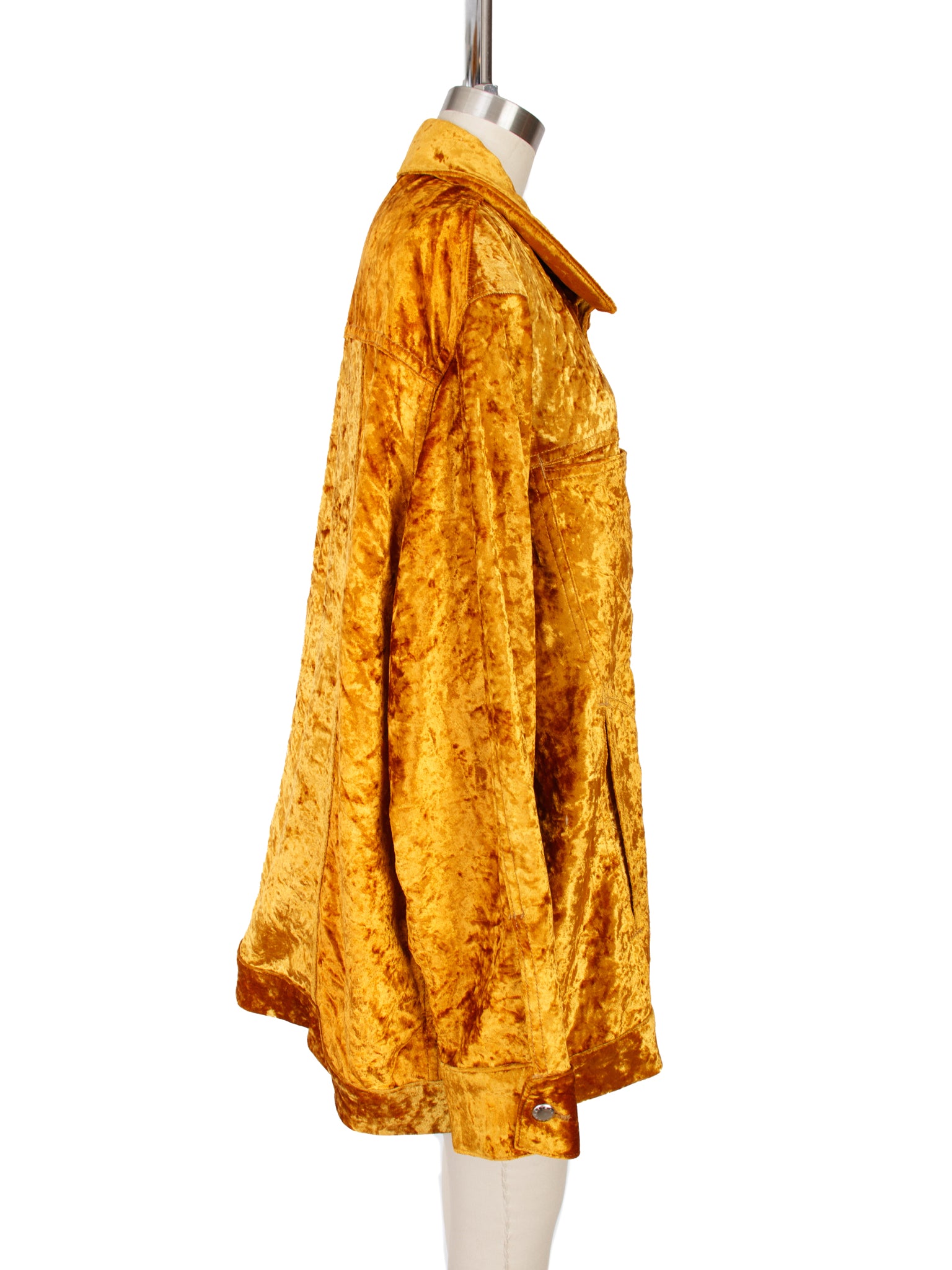 Eckhaus Latta Crushed Velvet Jacket