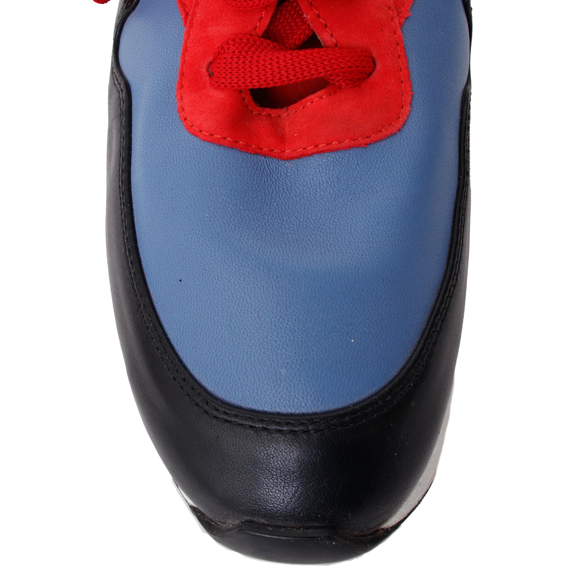 Alexander McQueen Leather Color-Block Sneakers