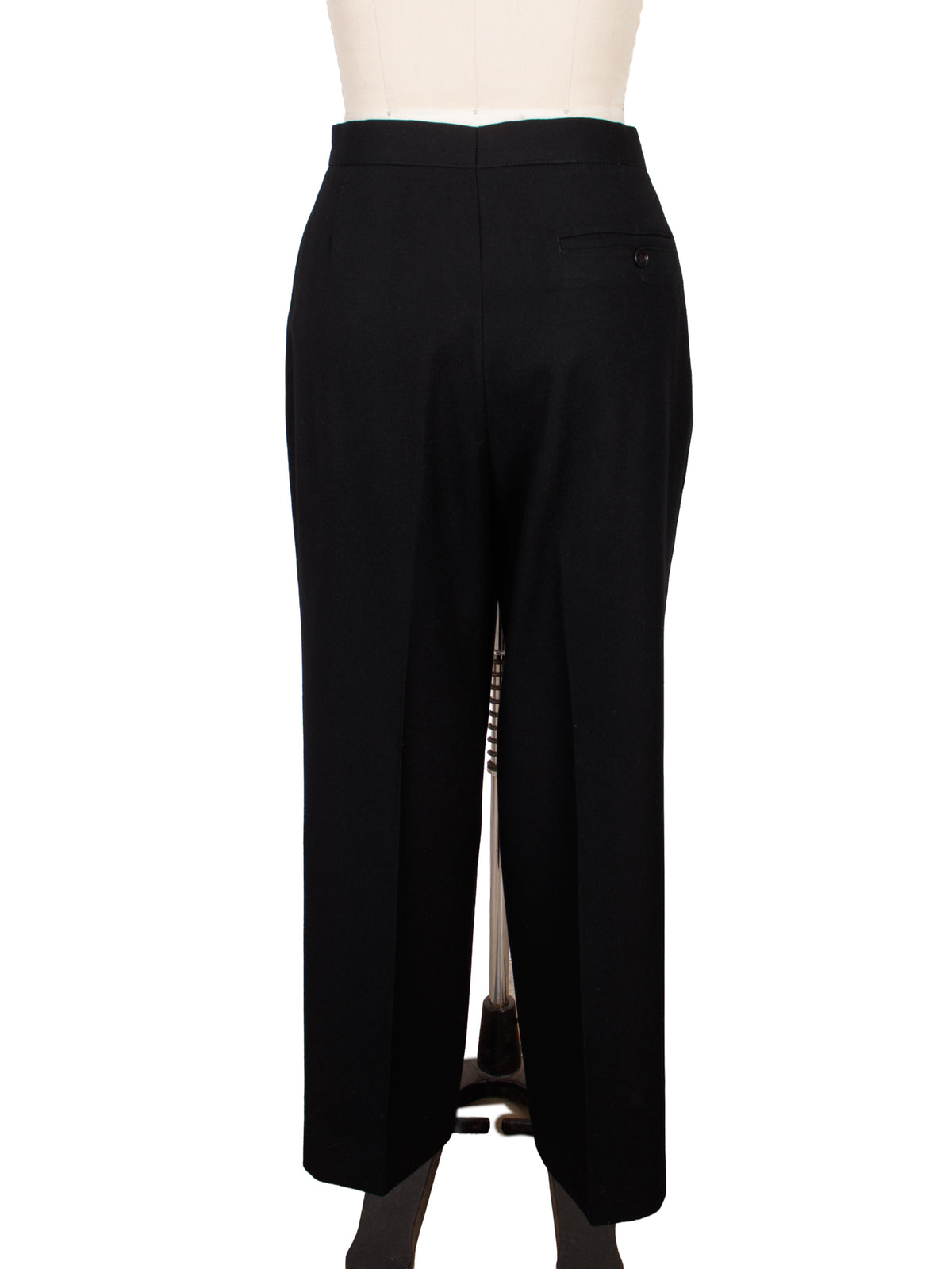 1980s Gianni Versace Wool Tuxedo Stripe Pant Suit