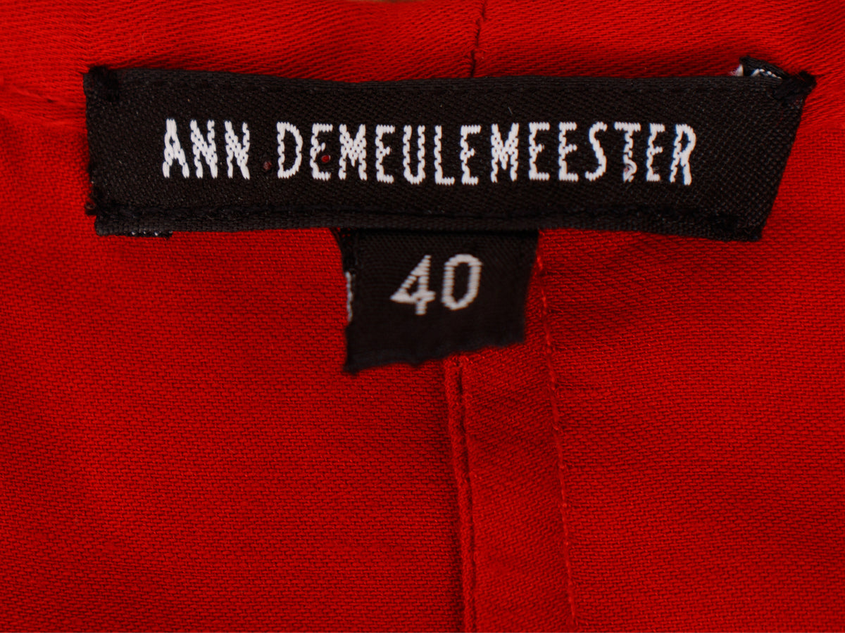 Ann Demuelemeester Drapey Midi Dress