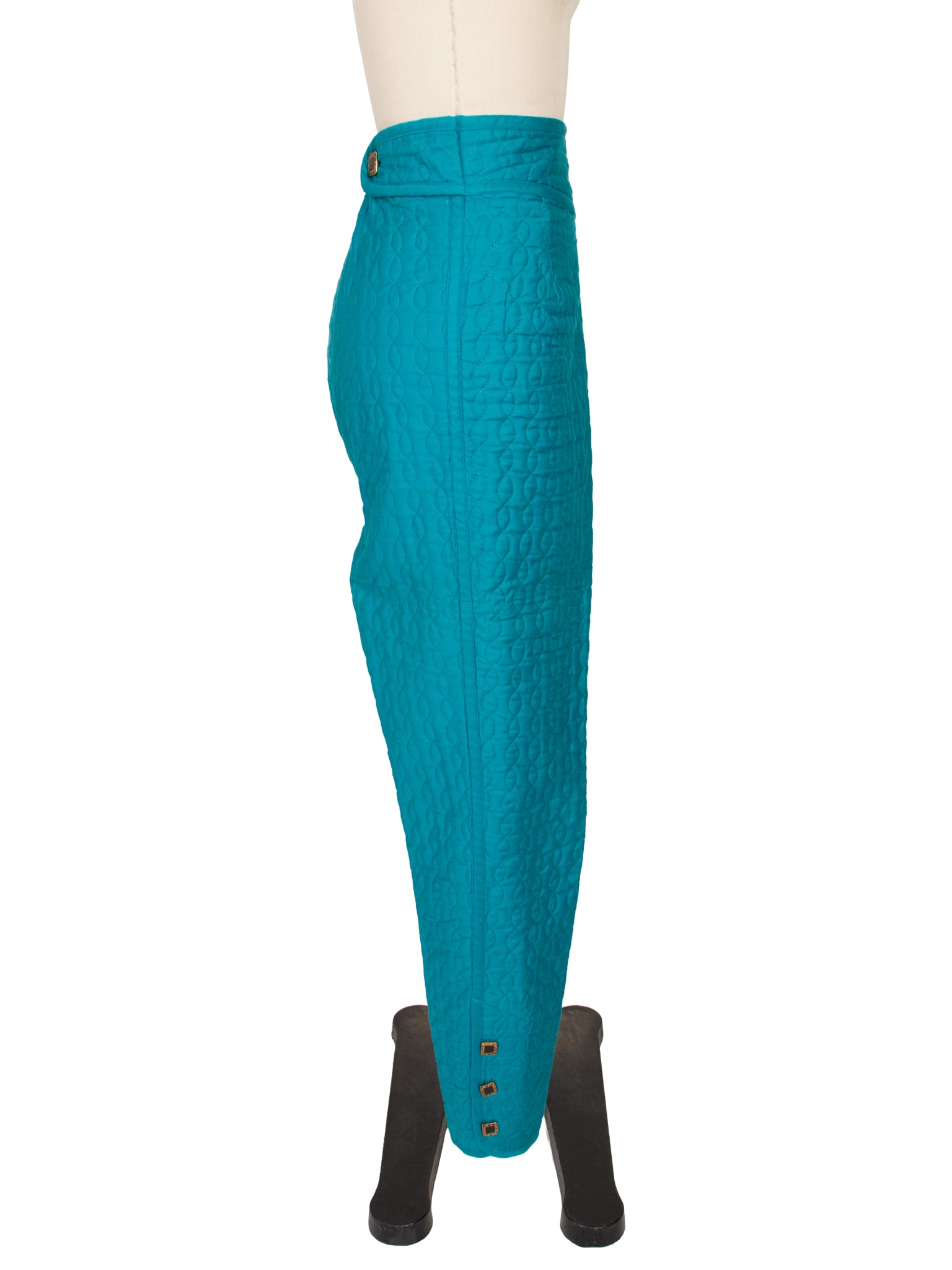 Jeanne Marc Color Block Qulited Pant Set