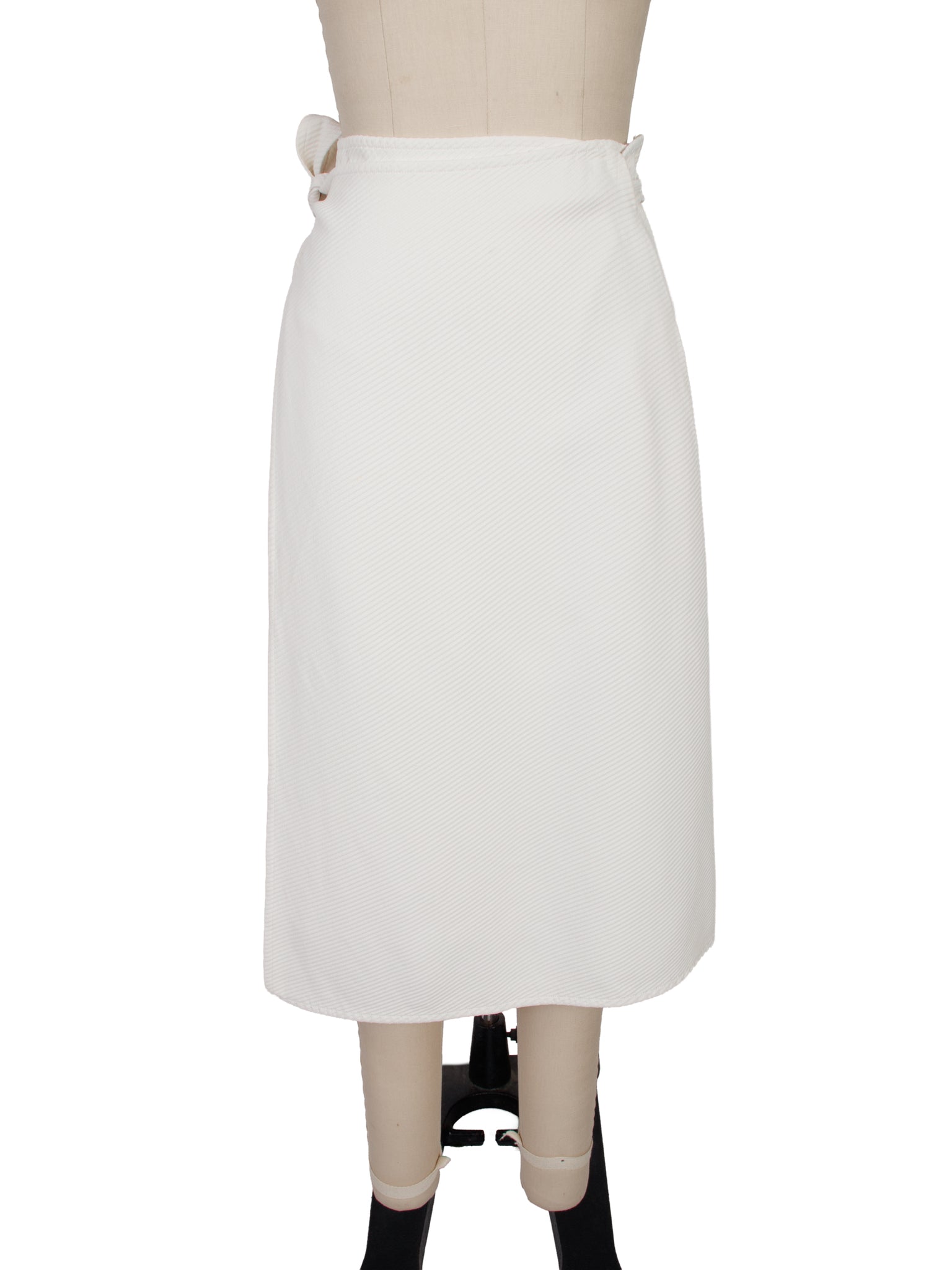 2014 Celine Phoebe Philo Ribbed Wrap Skirt