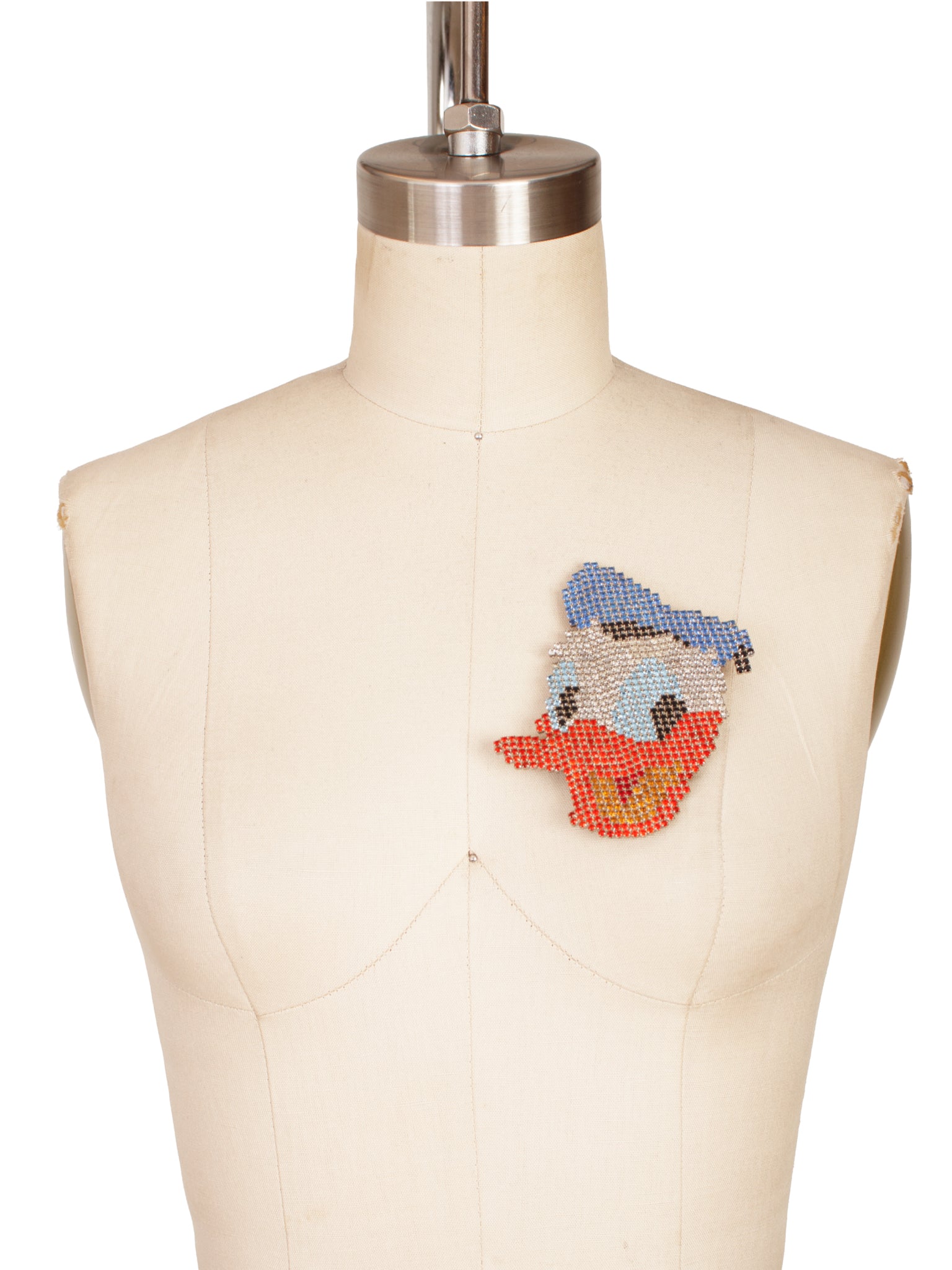 1980s Bauer Crystal Donald Duck Brooch