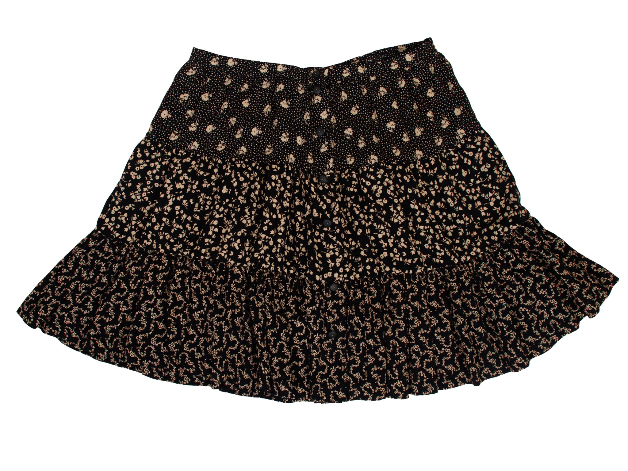 Betsey Johnson Ditsy Floral Corset & Skirt Set