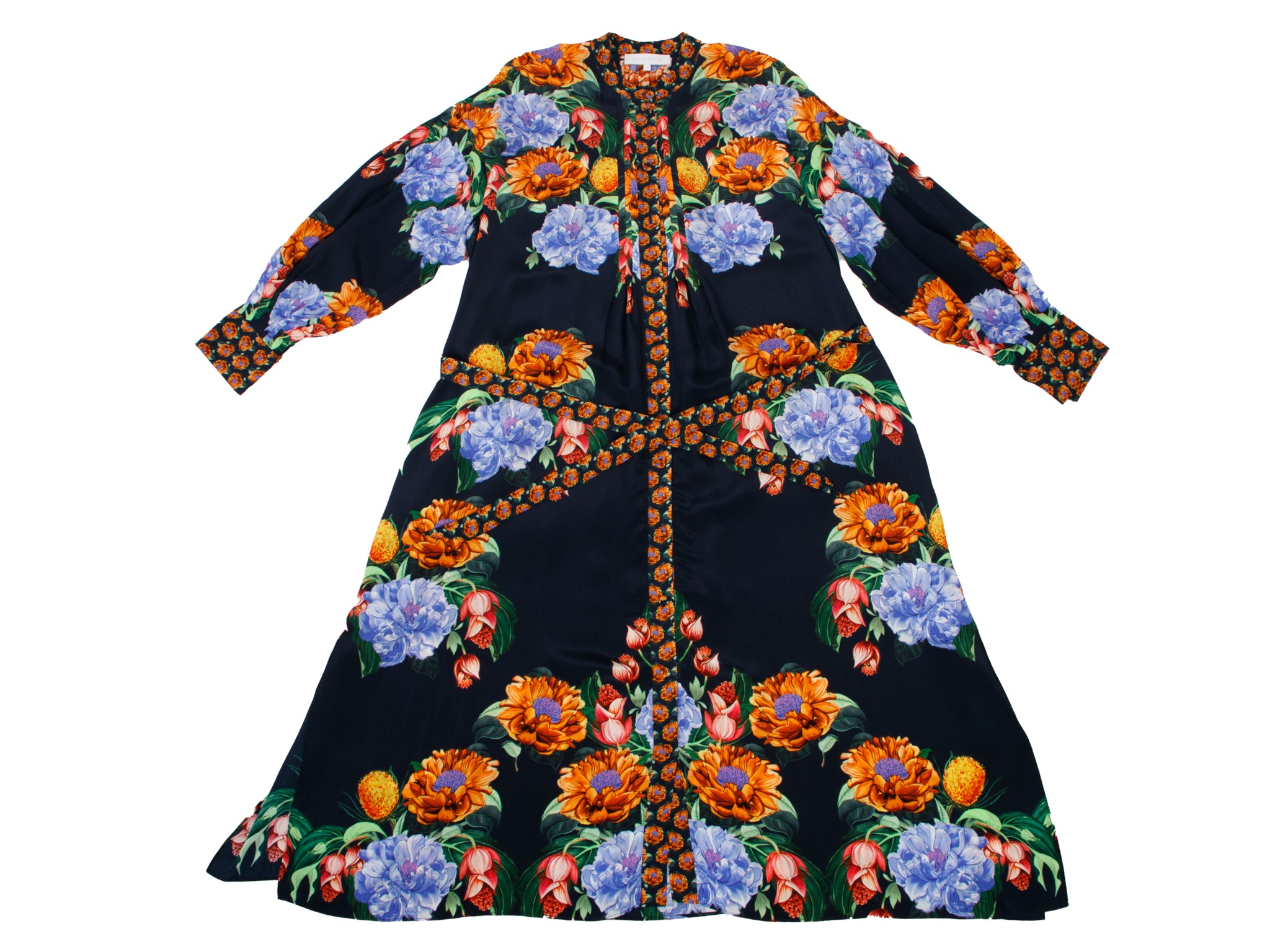 Borgo De Nor Camilla Floral Crepe de Chine Dress