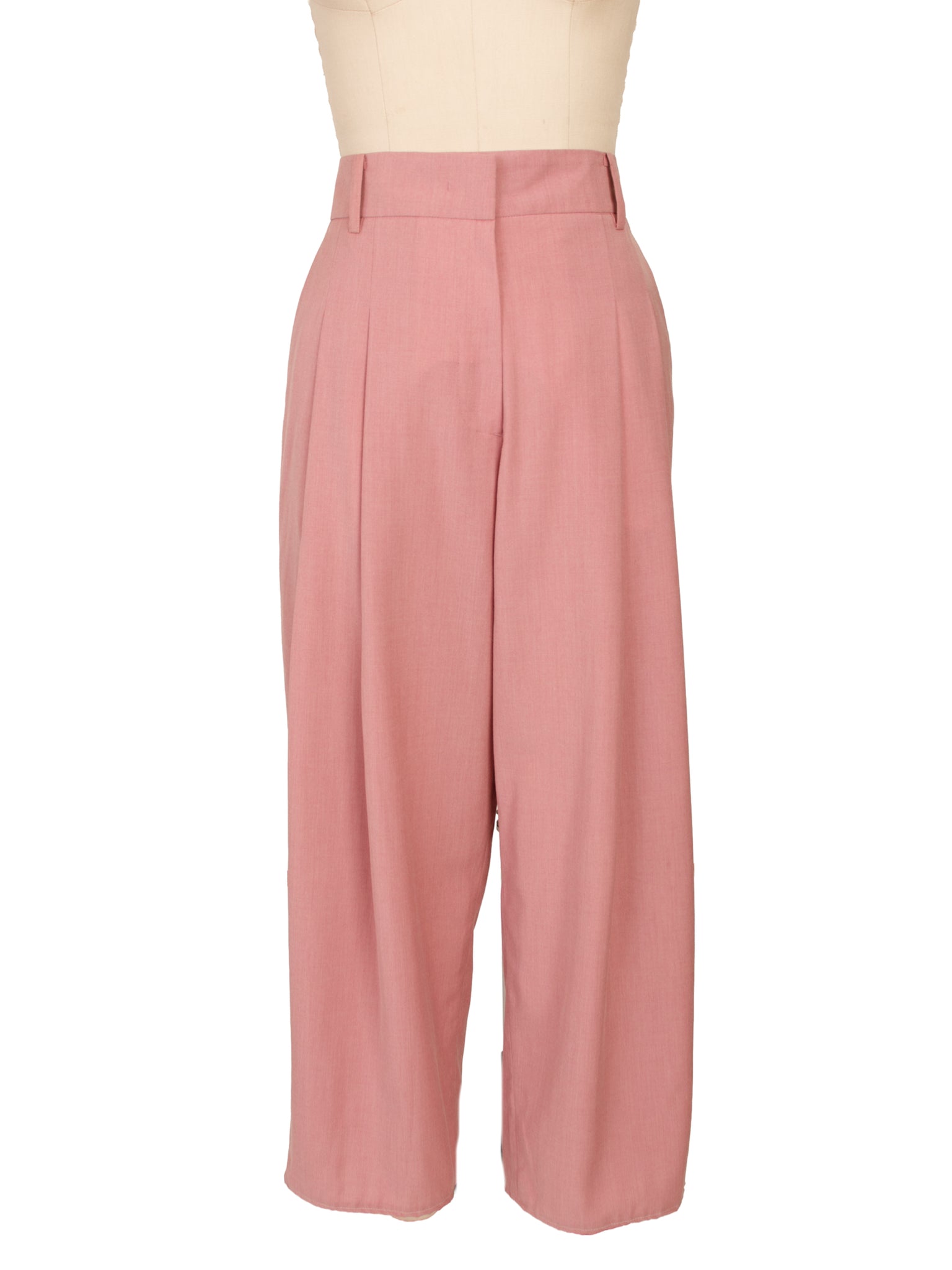 Frankie Shop Wide Leg Pleated Trousers