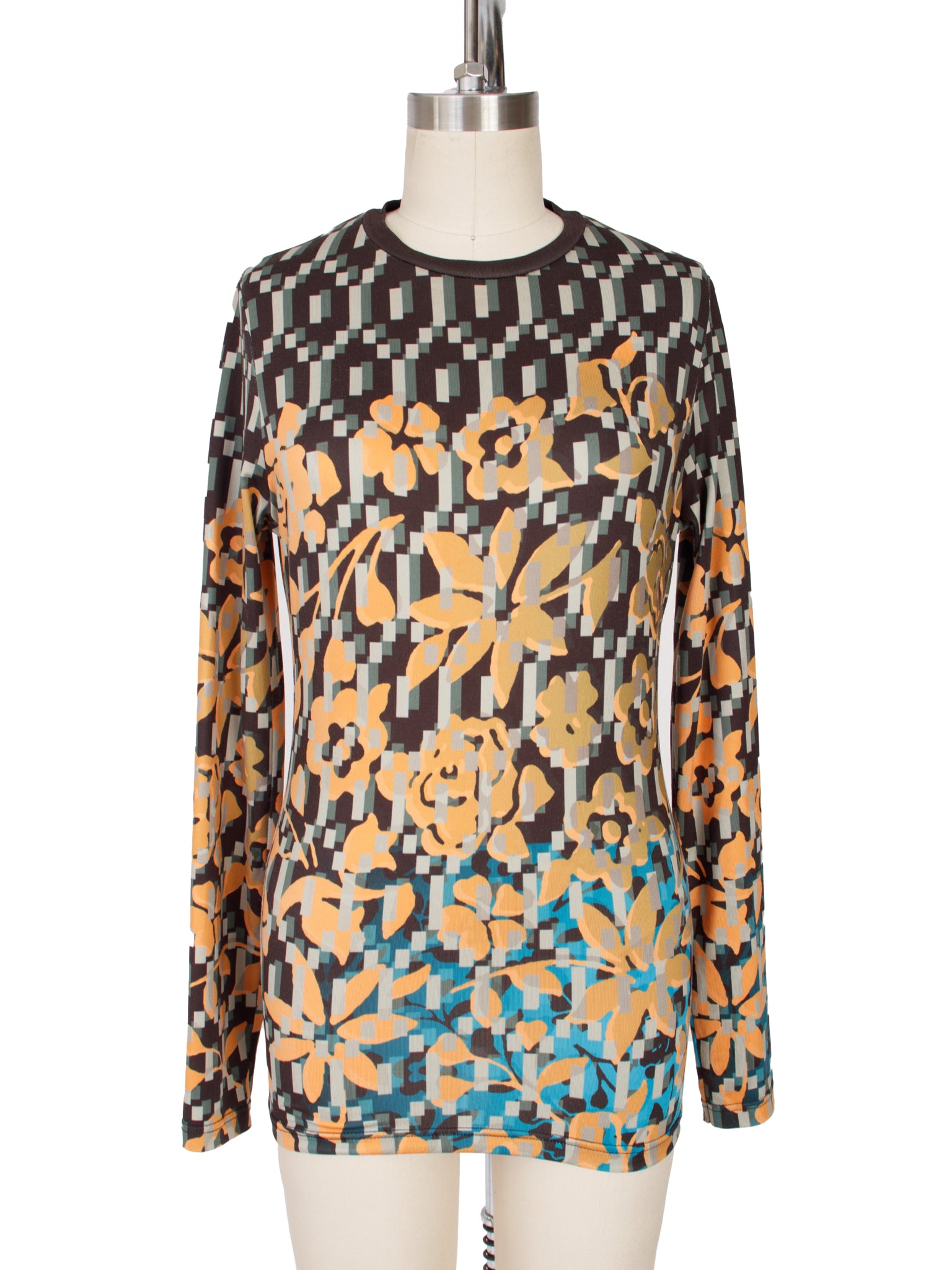 Julia Heuer Ava Floral Block Print Top