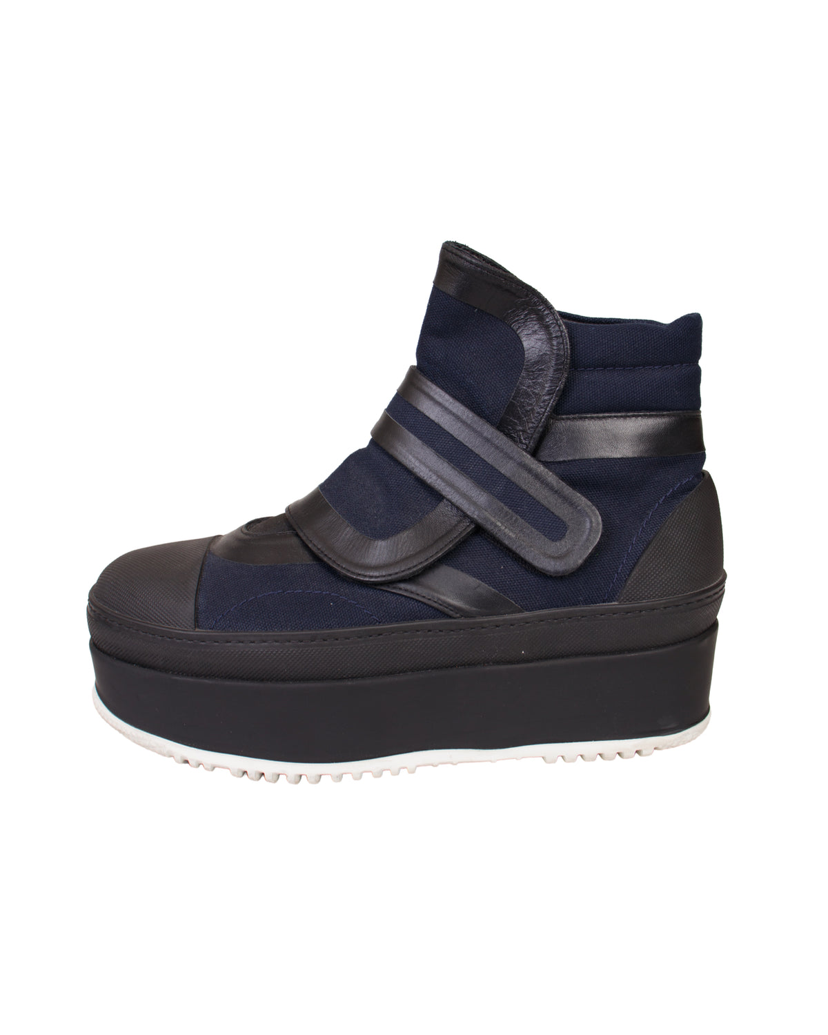 Marni Canvas Velcro Platform Sneakers*