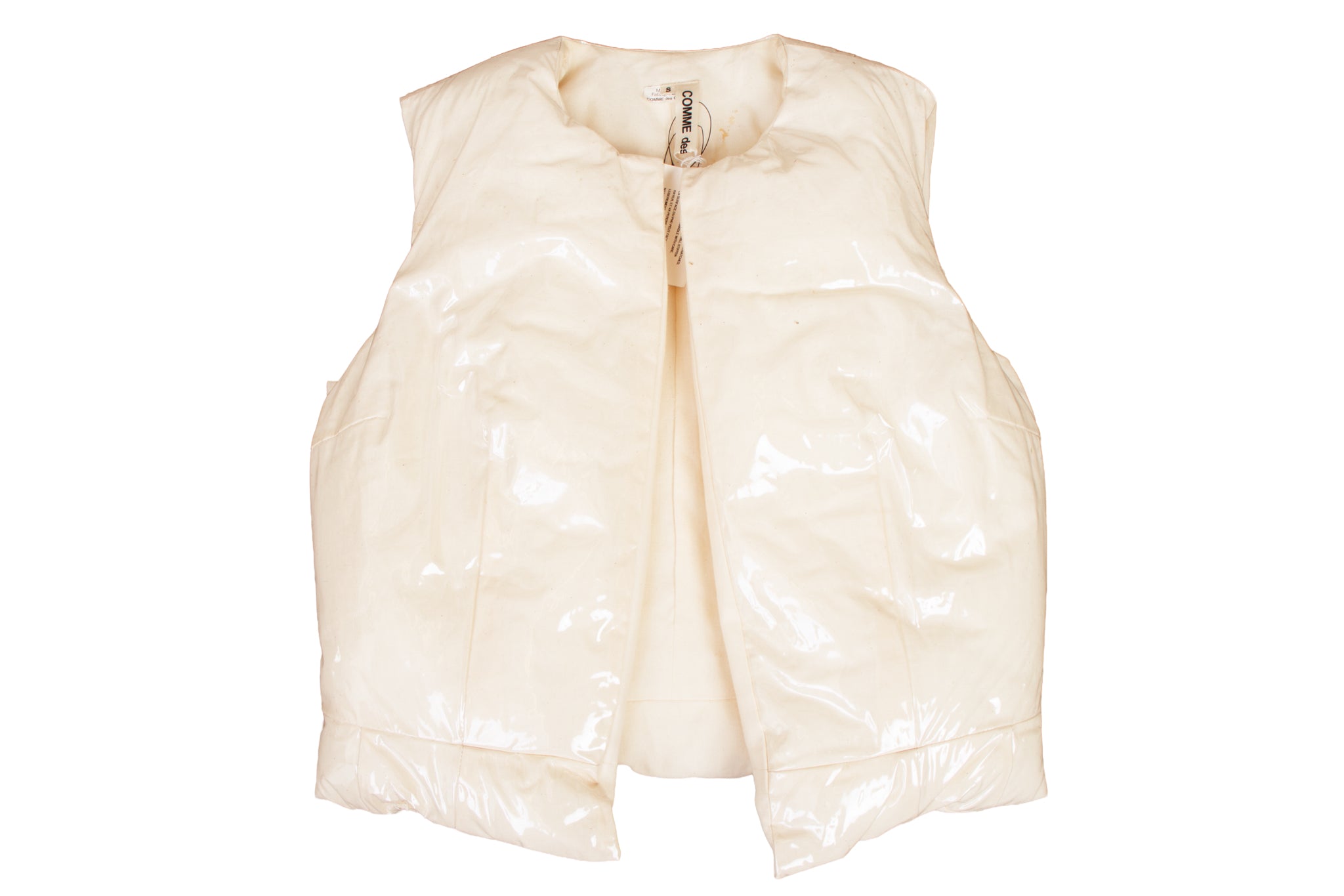 2016 Comme des Garcons Vinyl Coated Puffer Vest