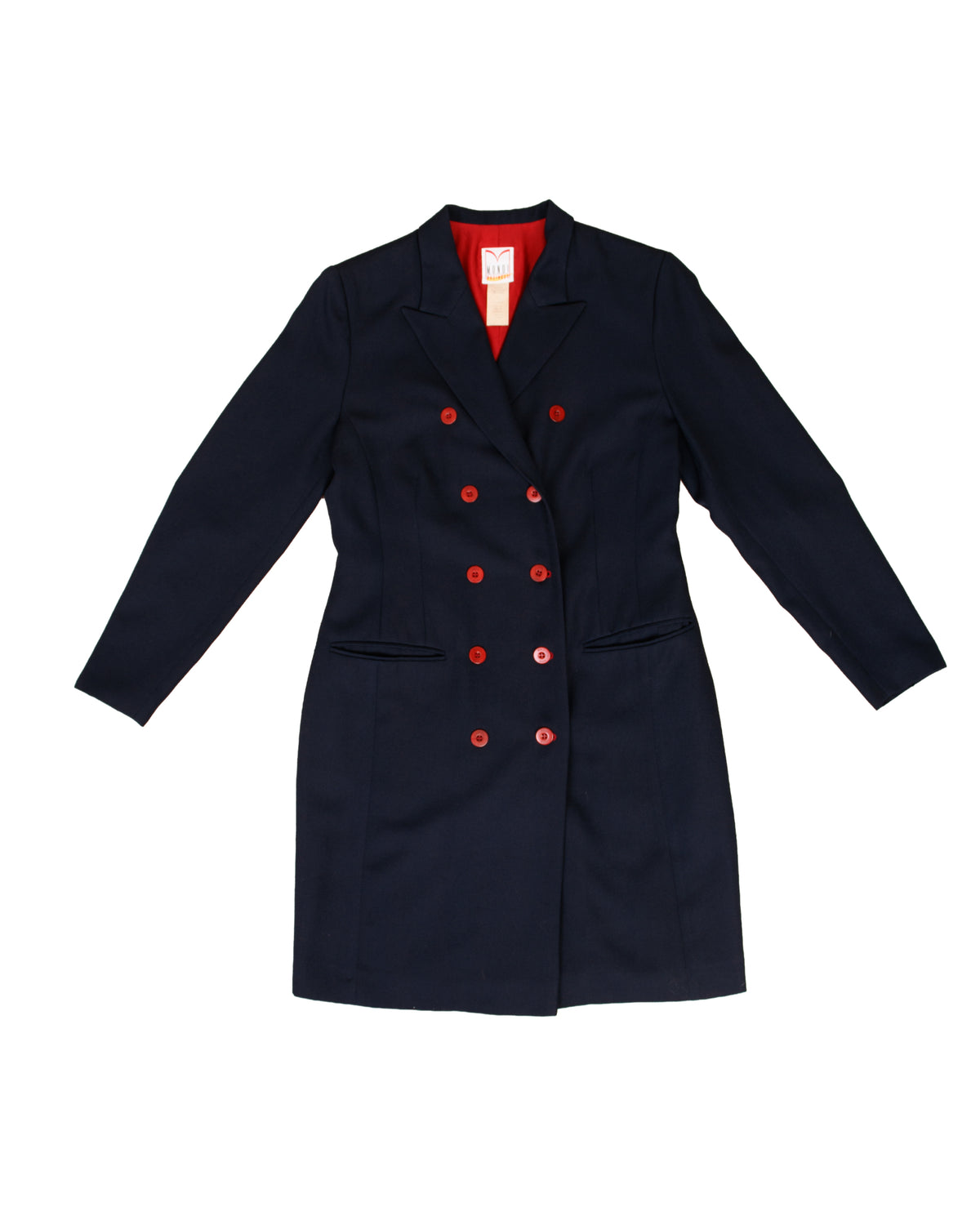 Mondi Wool Blend Double-Breasted Pantsuit