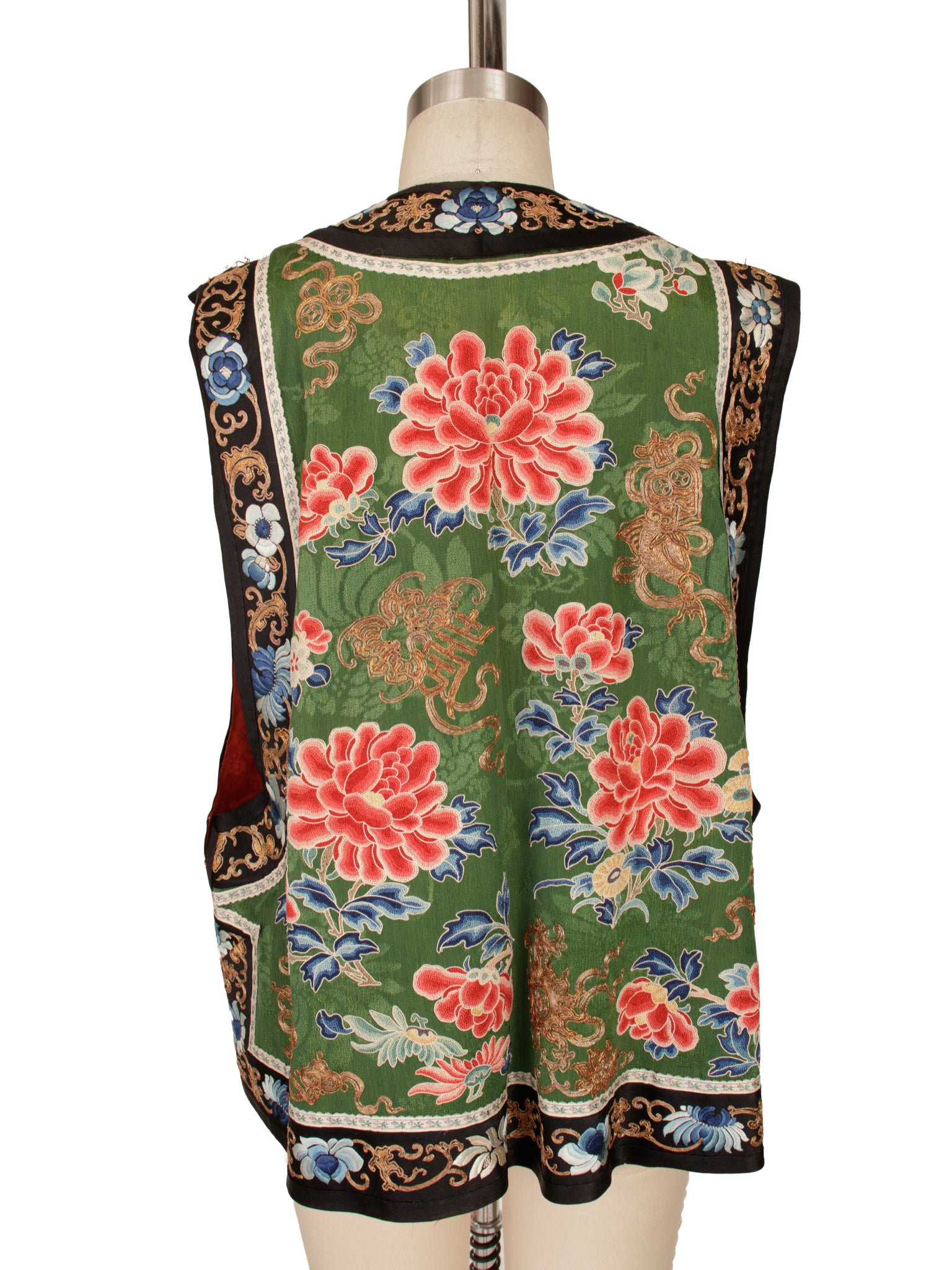 Antique Chinese Silk Embroidered Vest