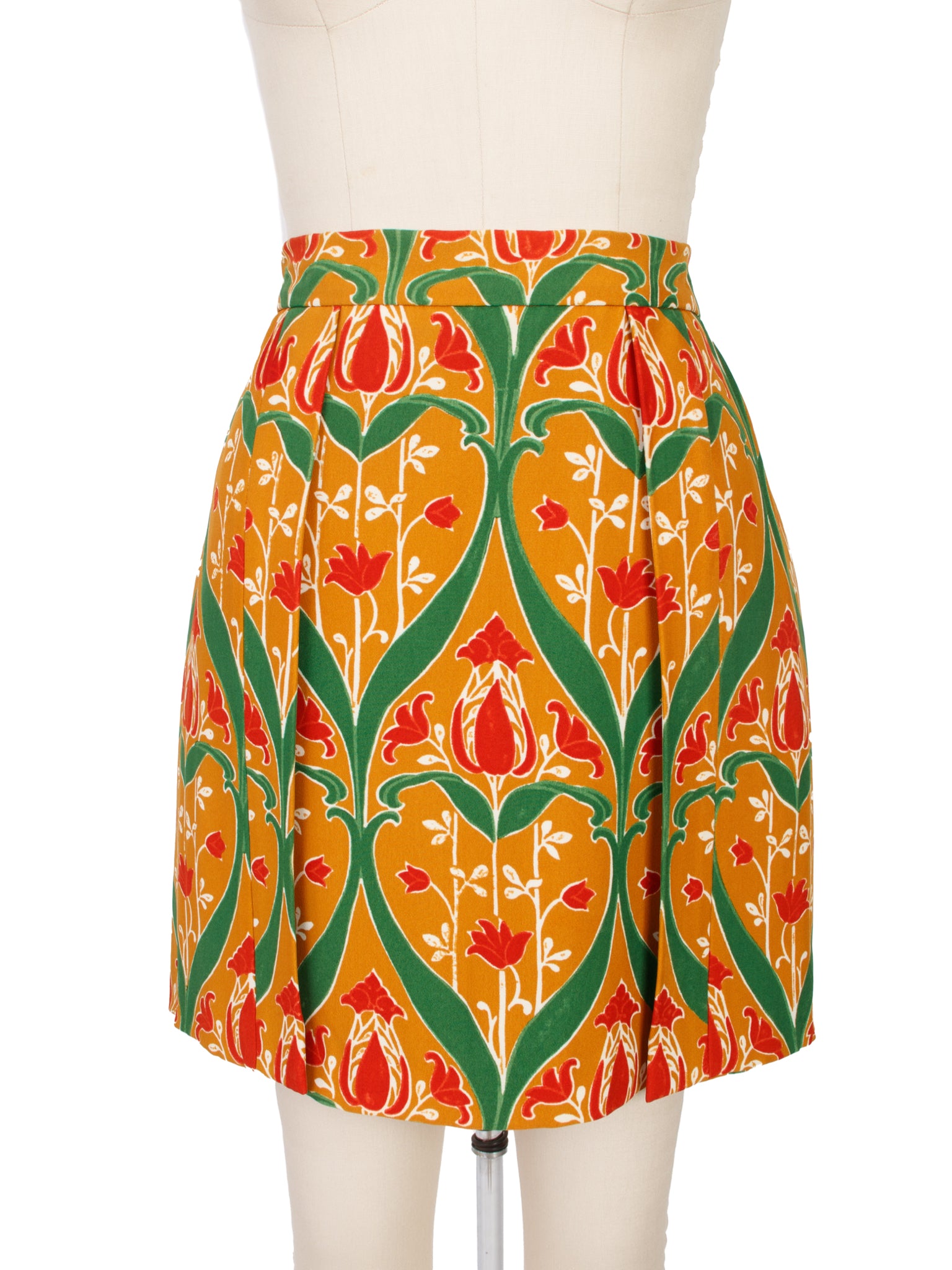Resort 2010 Prada Runway Tulip Print Skirt