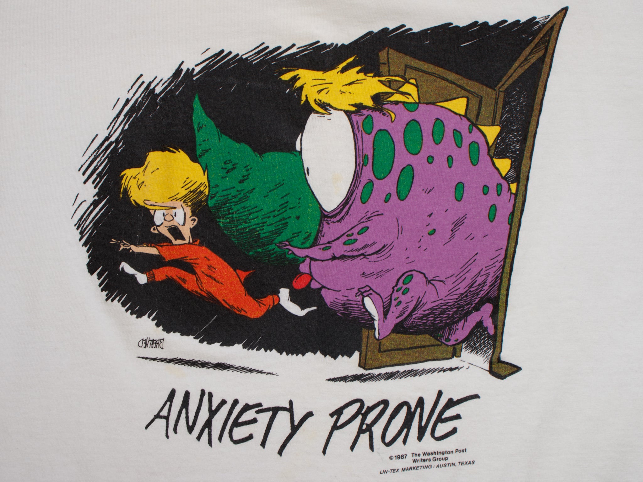 1987 Anxiety Prone Novelty Tee