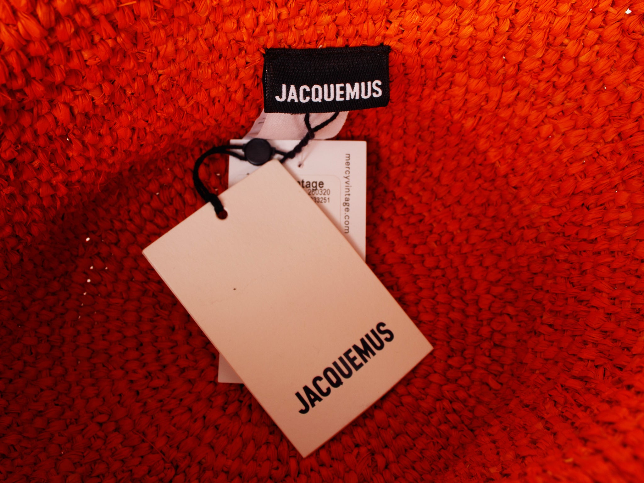 Jacquemus Le Bob Raffia Bucket Hat