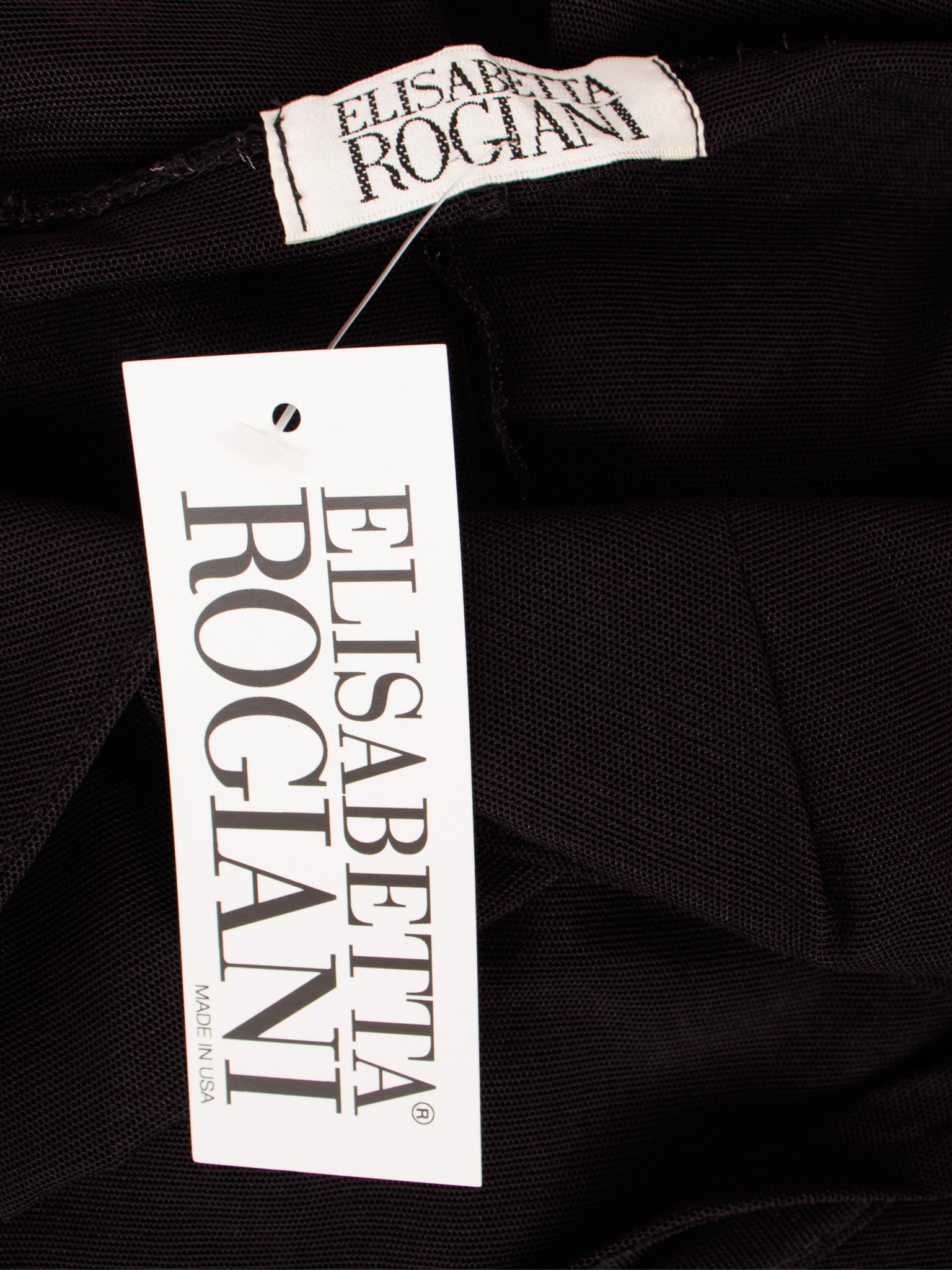 Elisabetta Rogiani Mesh Halter Maxi Dress