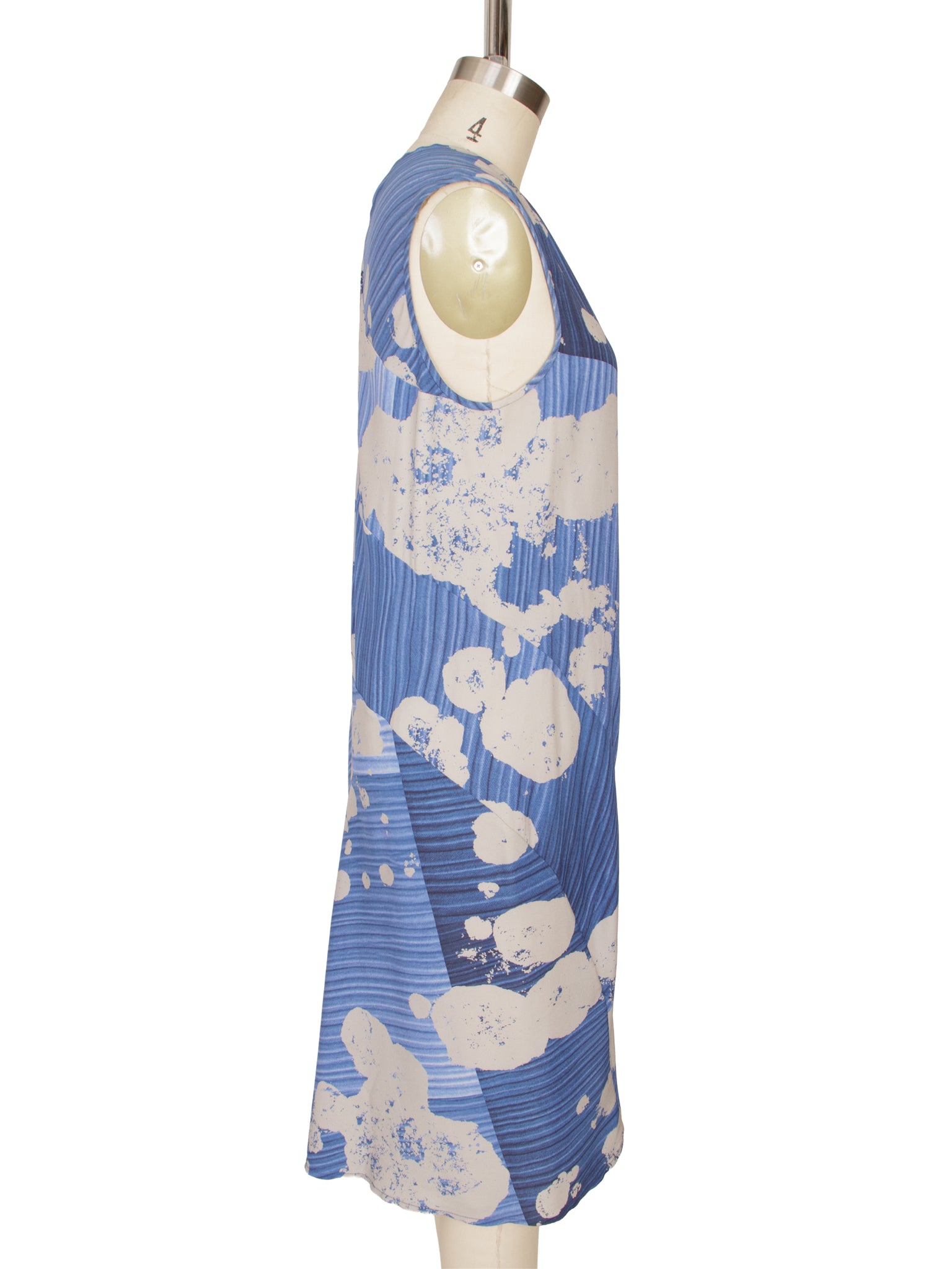 Zero + Maria Cornejo Silk Abstract Print Dress