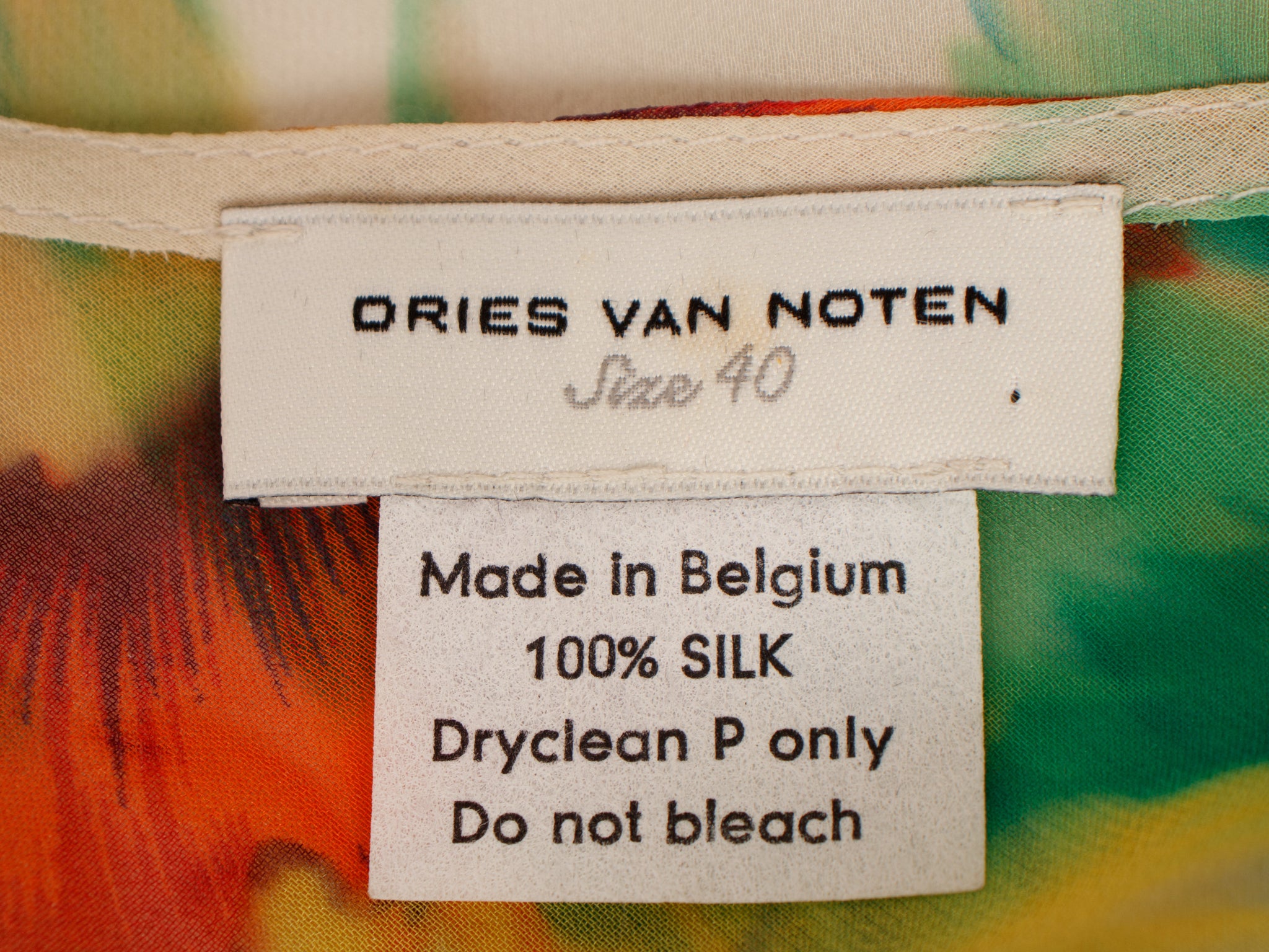 Dries Van Noten Silk Floral Dress
