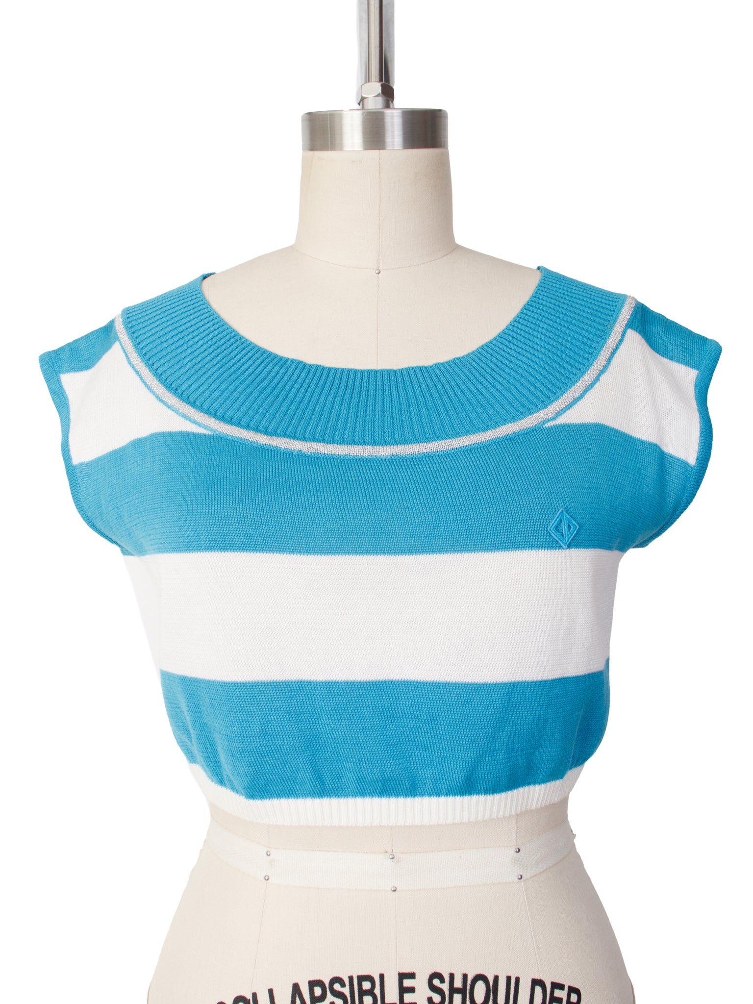 Christian Dior Sports Striped Crop Top