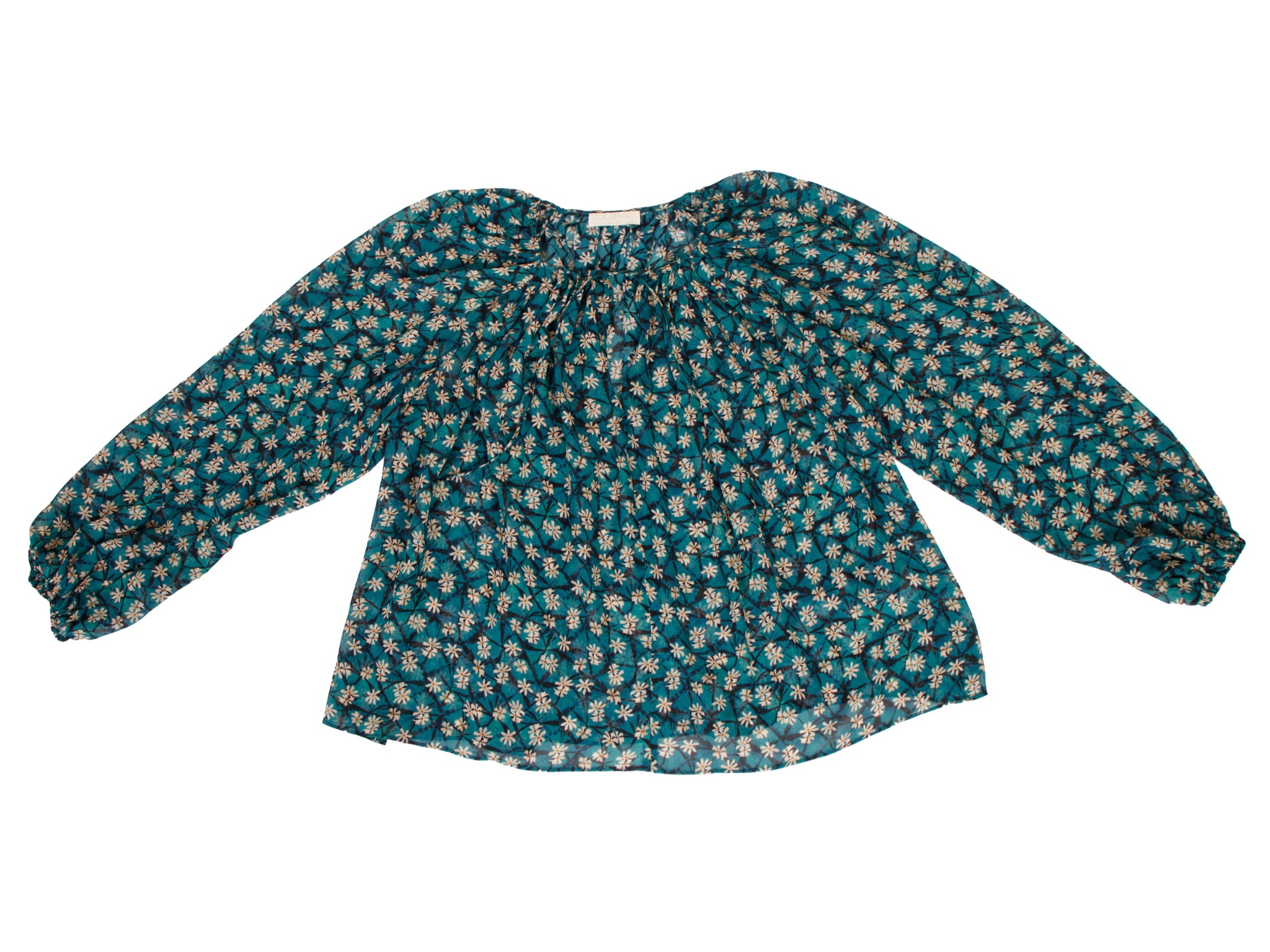 Ulla Johnson Safa Silk Floral Blouse