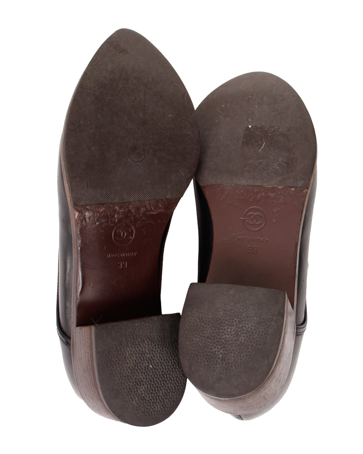 Chanel CC Pointed Toe Oxfords